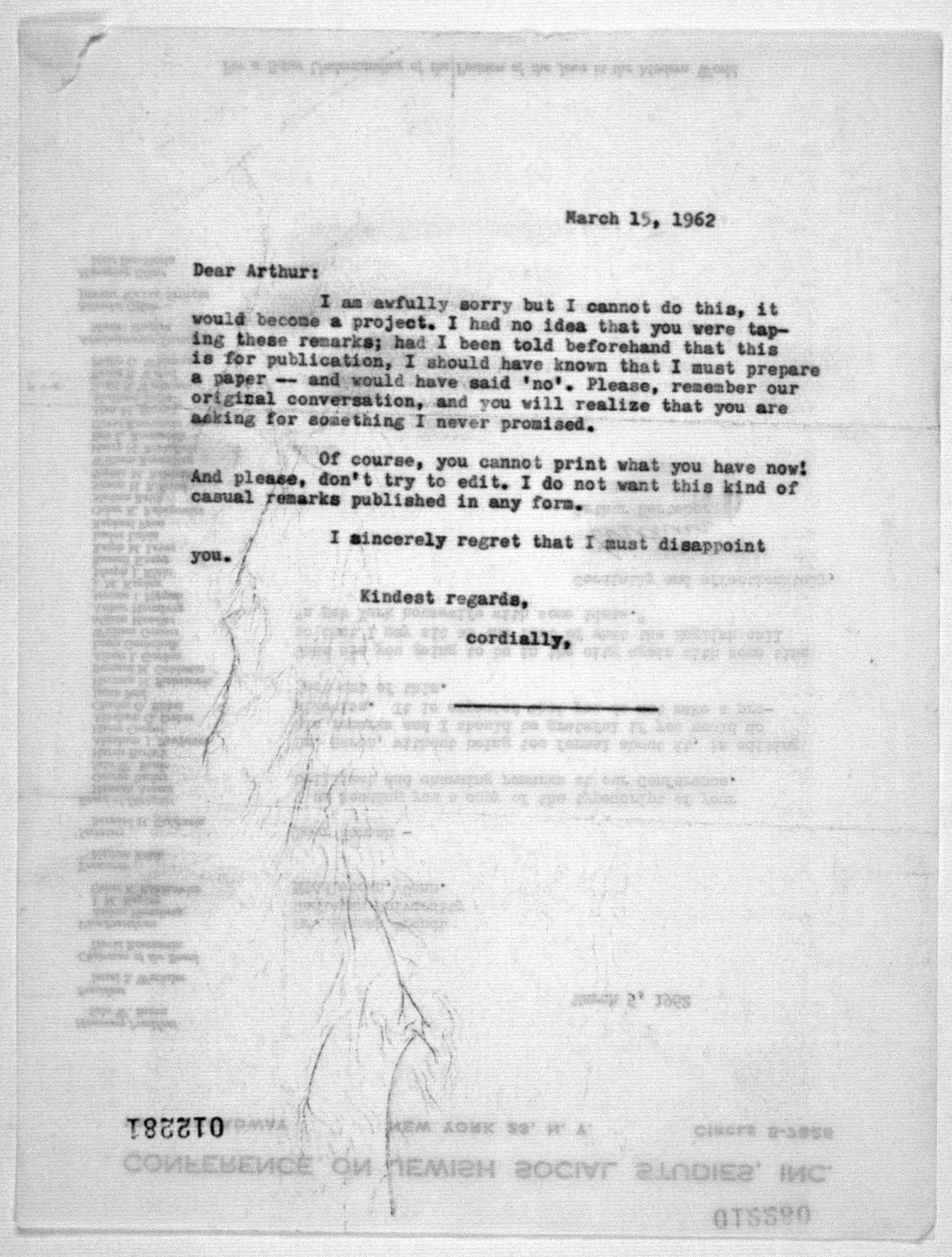 Scanned image of the current content page