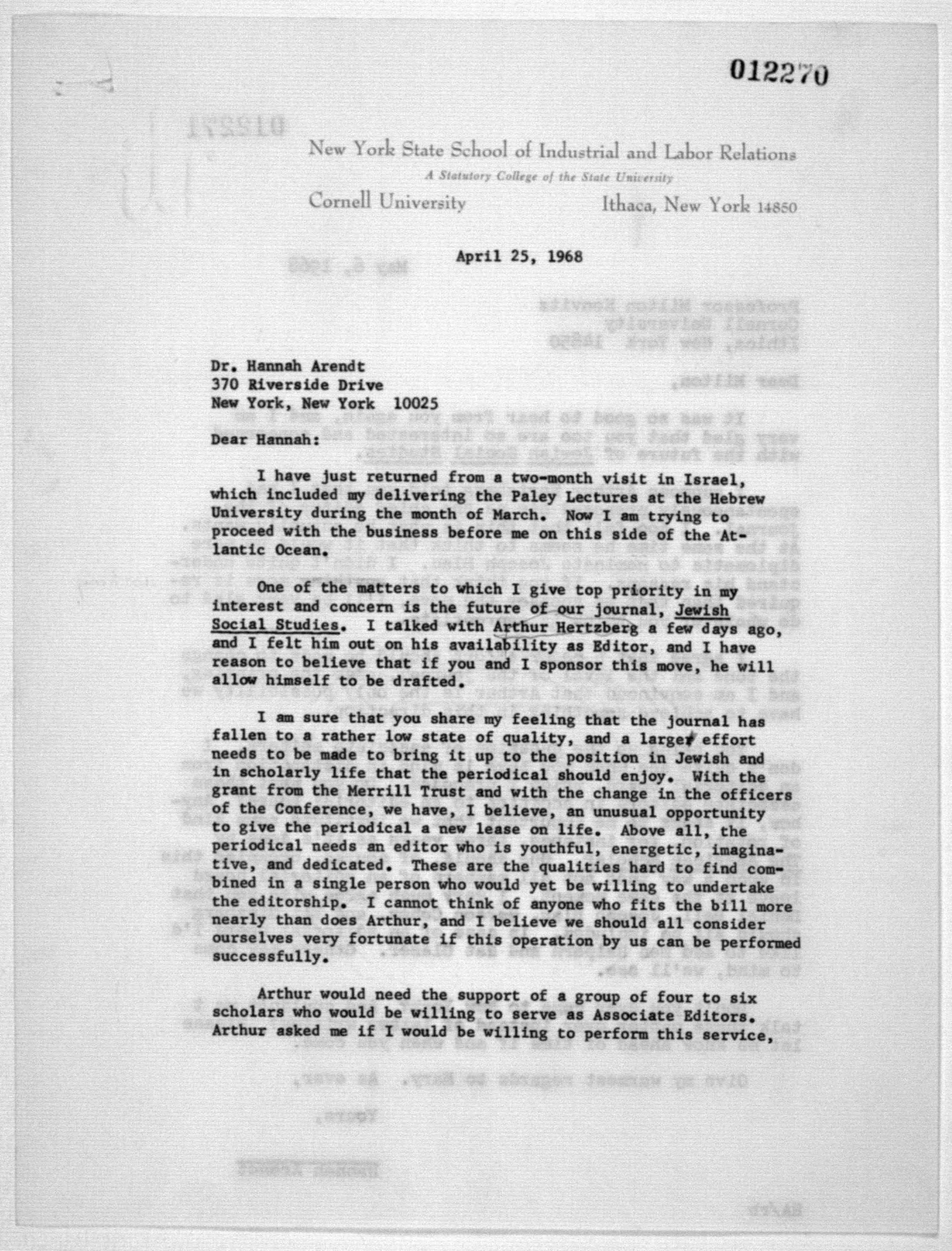 Scanned image of the current content page