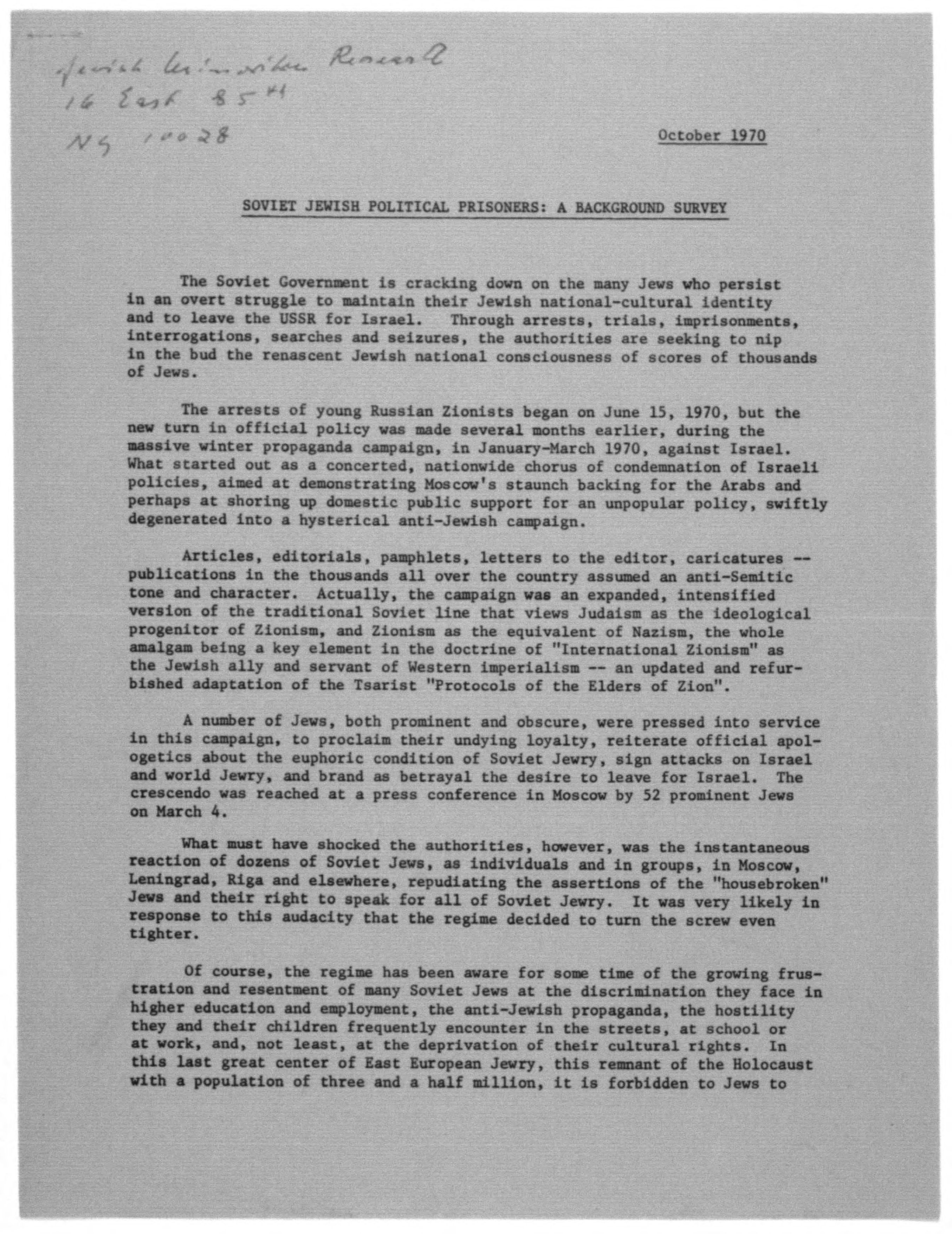 Scanned image of the current content page