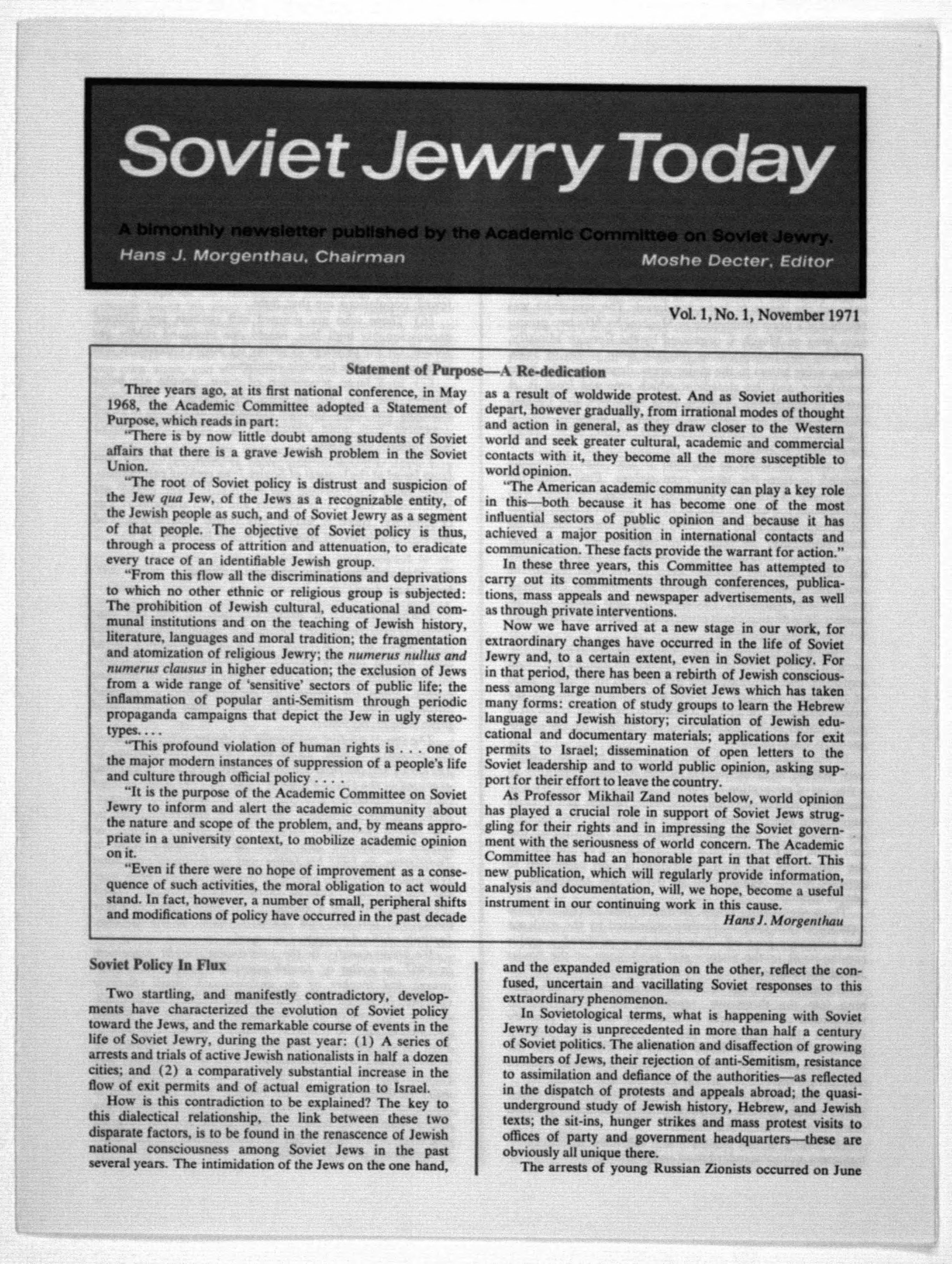 Scanned image of the current content page