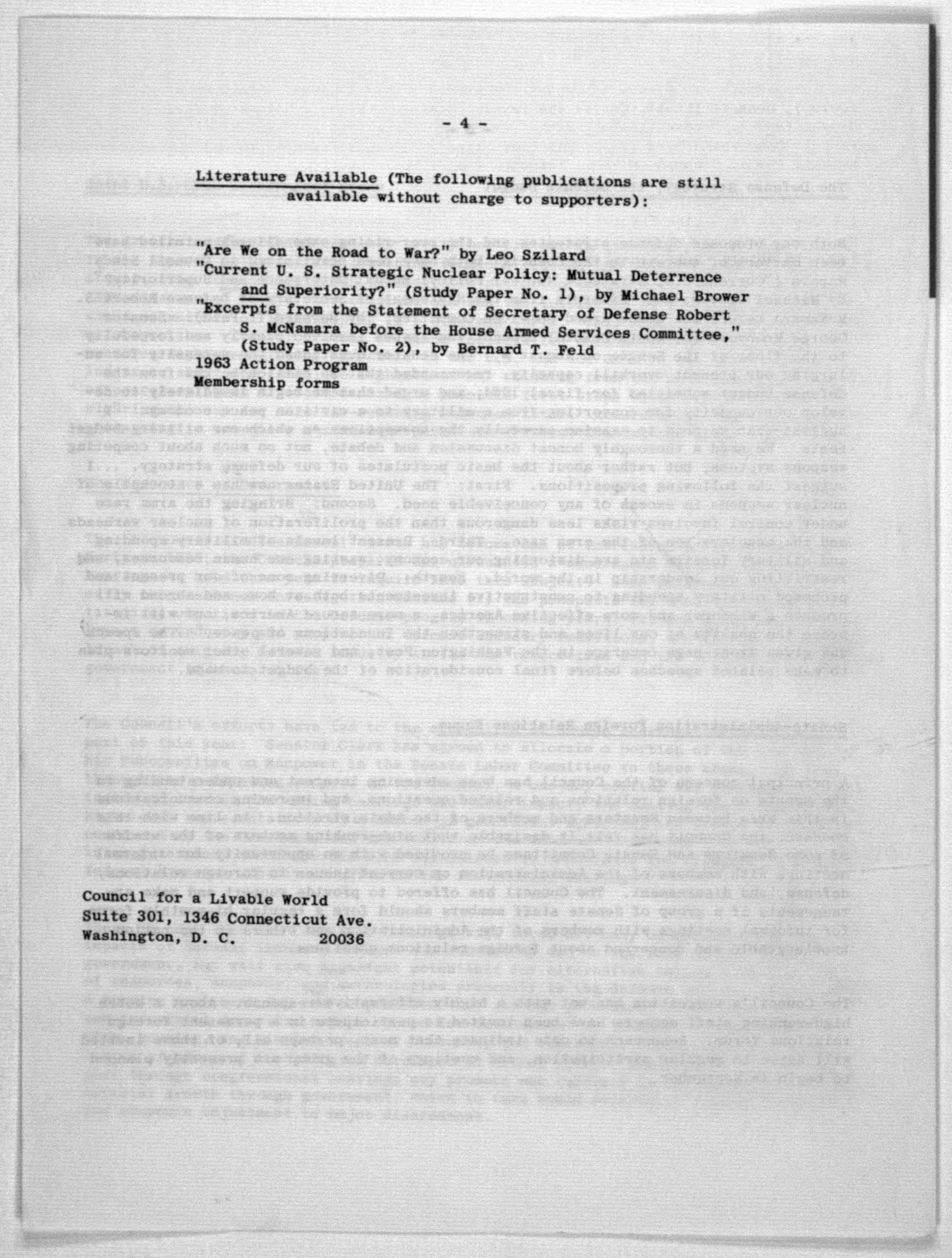 Scanned image of the current content page