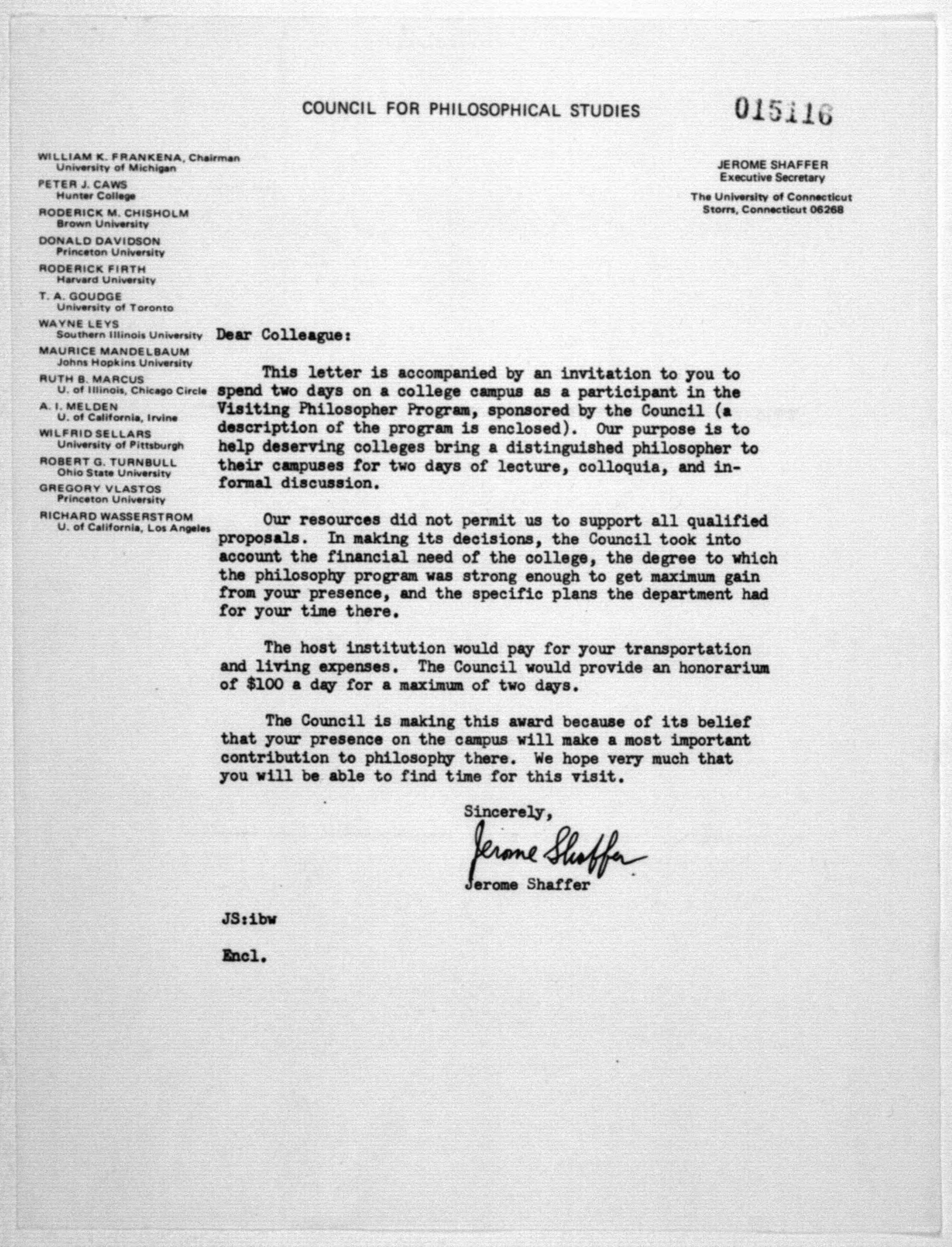 Scanned image of the current content page