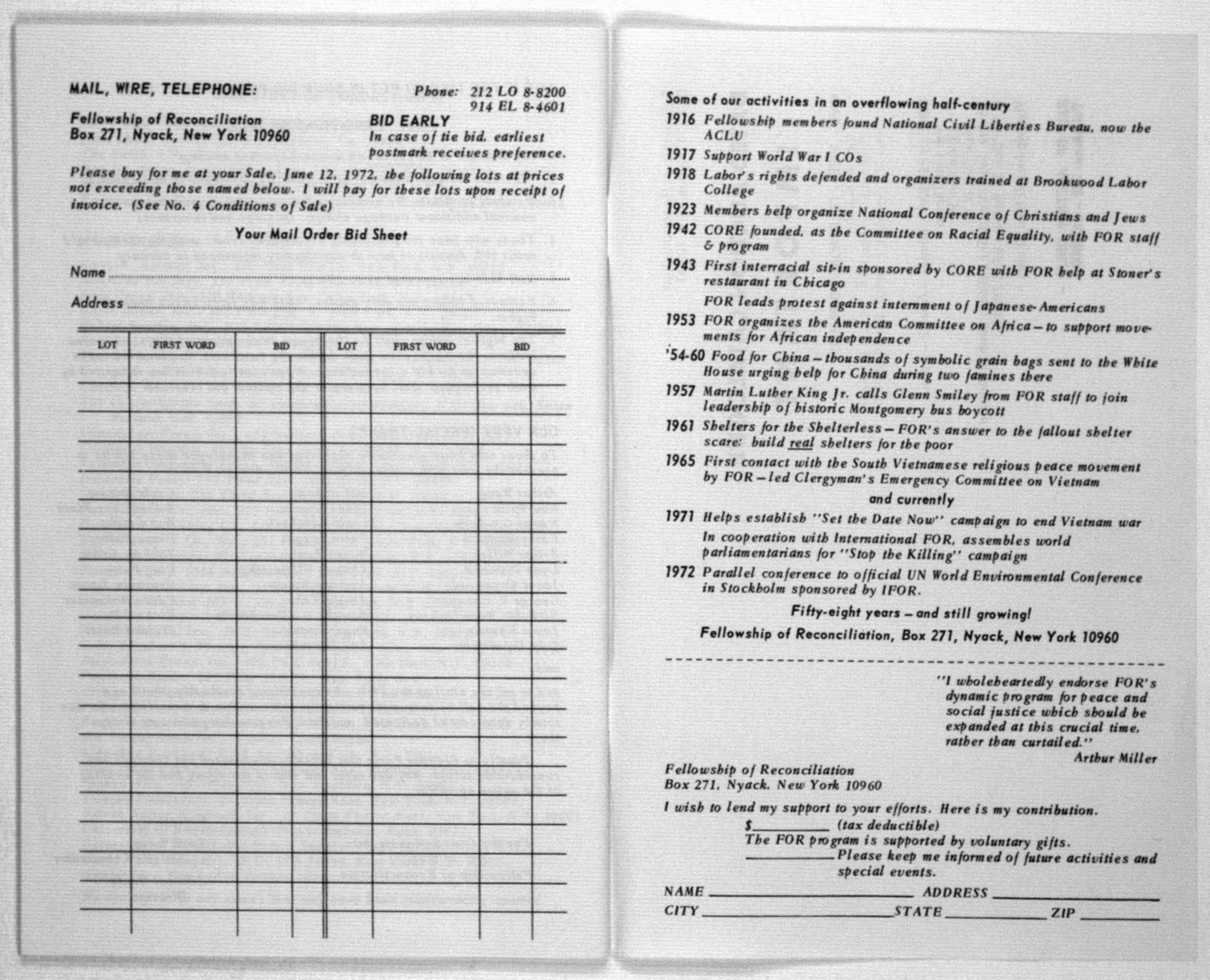 Scanned image of the current content page