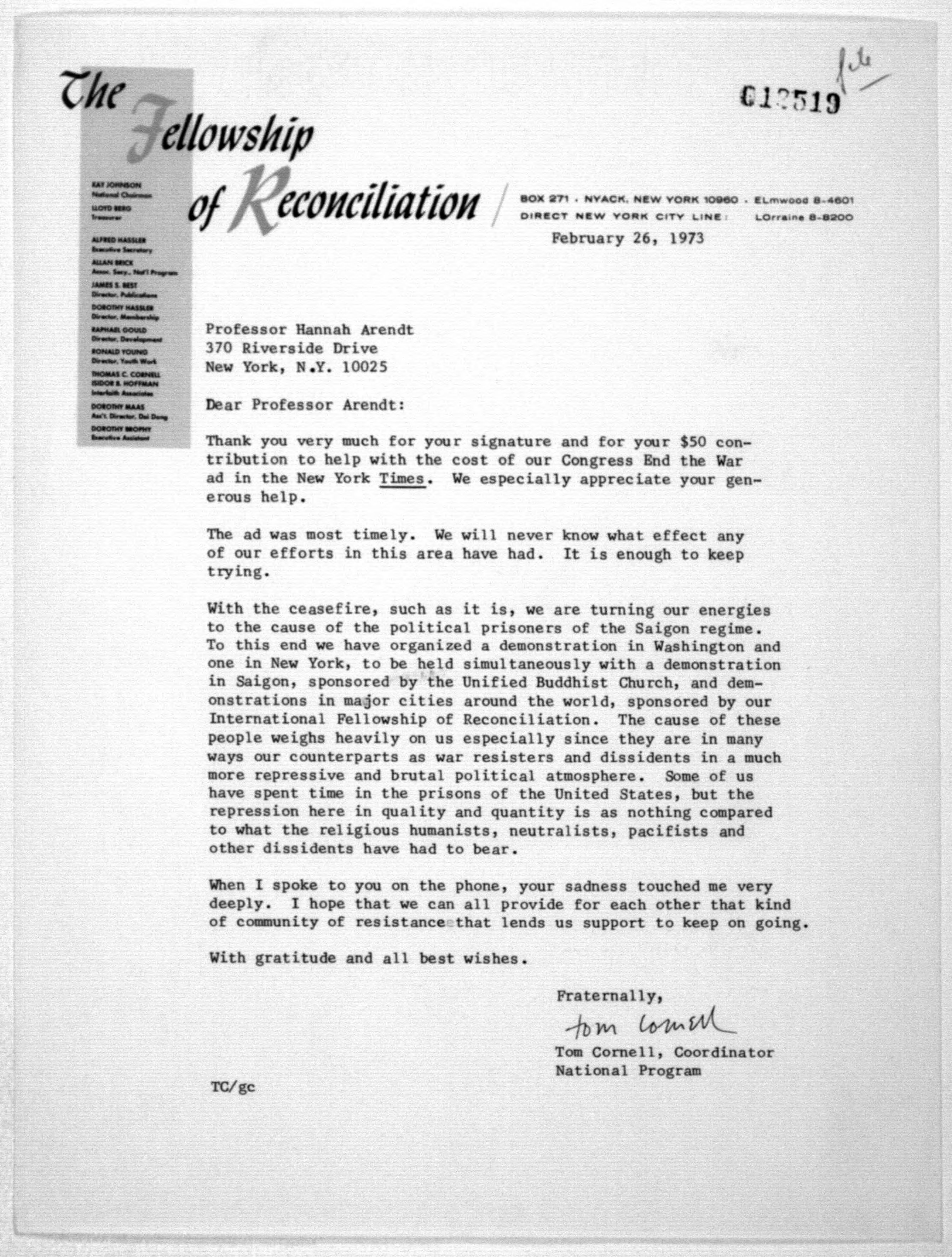 Scanned image of the current content page