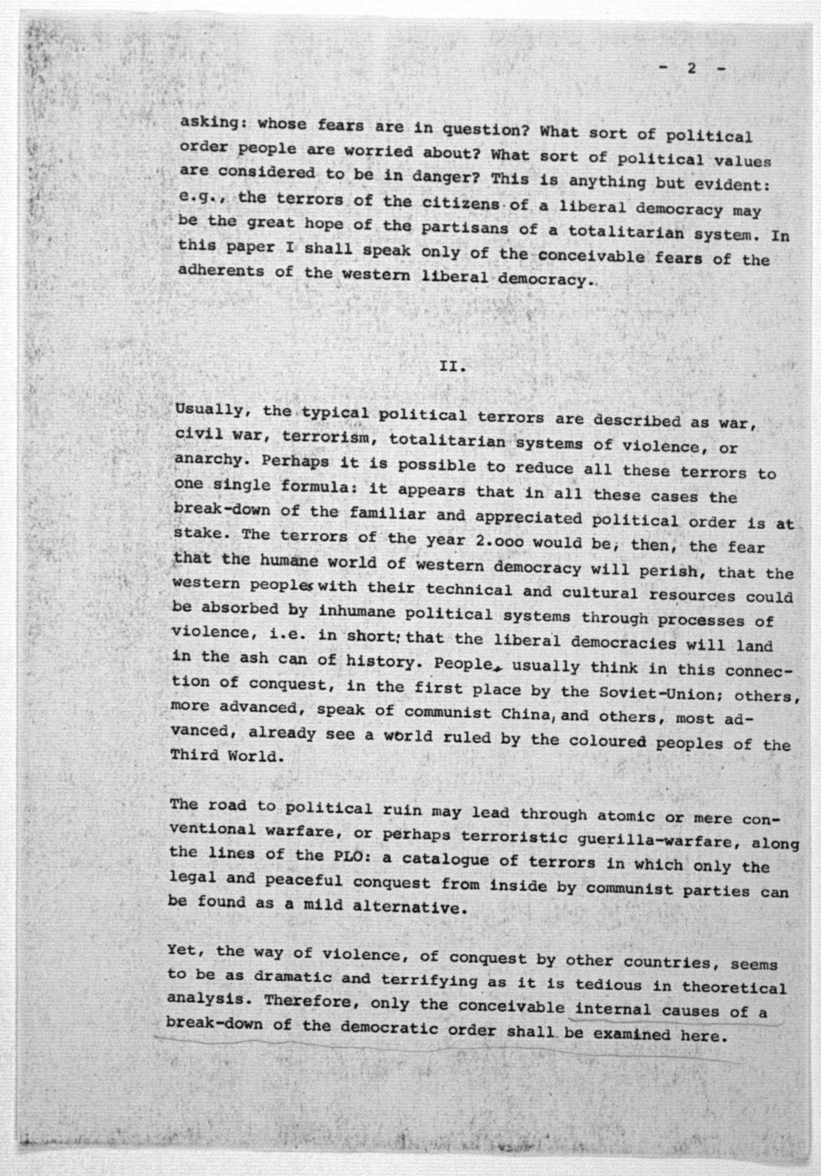 Scanned image of the current content page