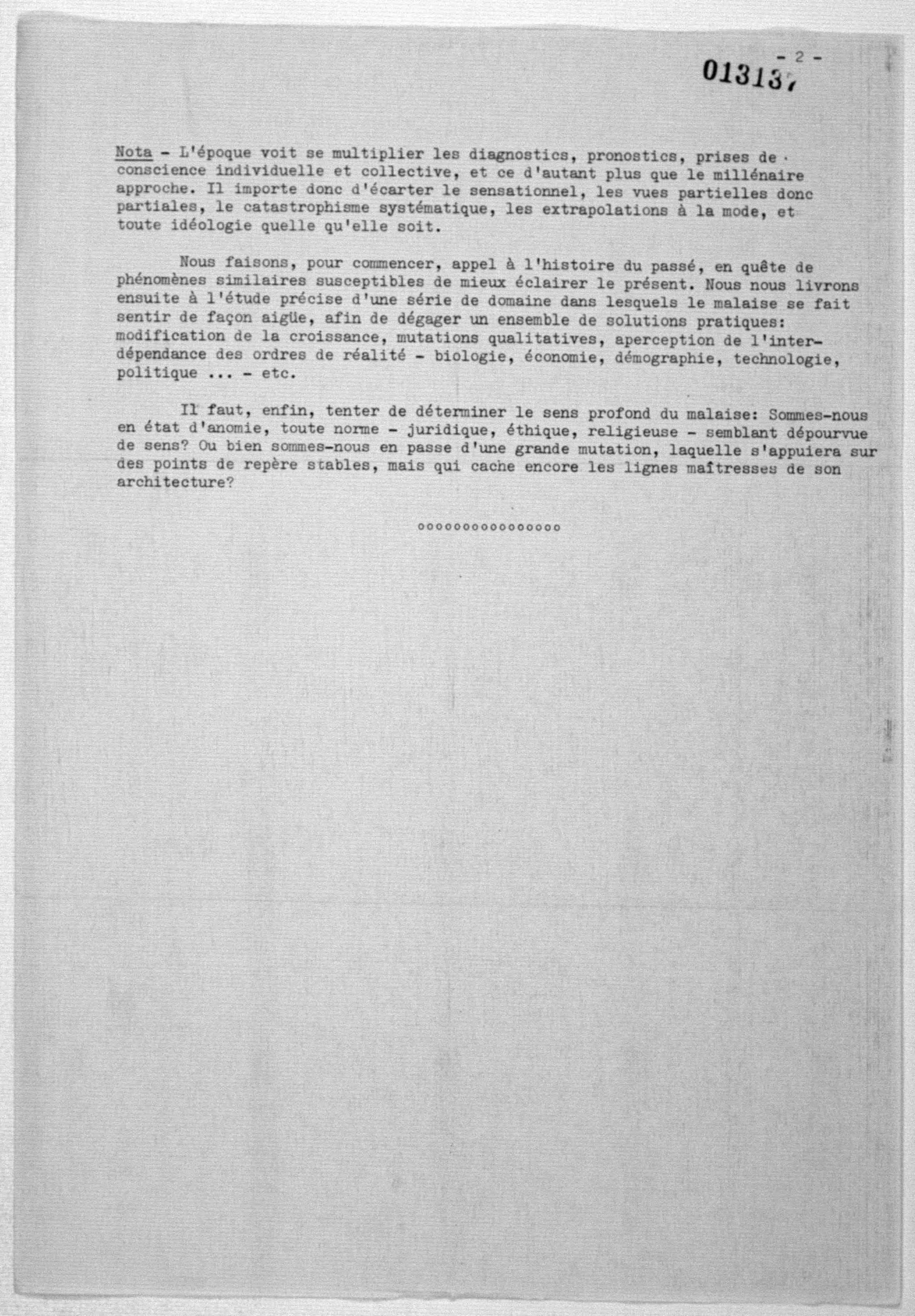 Scanned image of the current content page