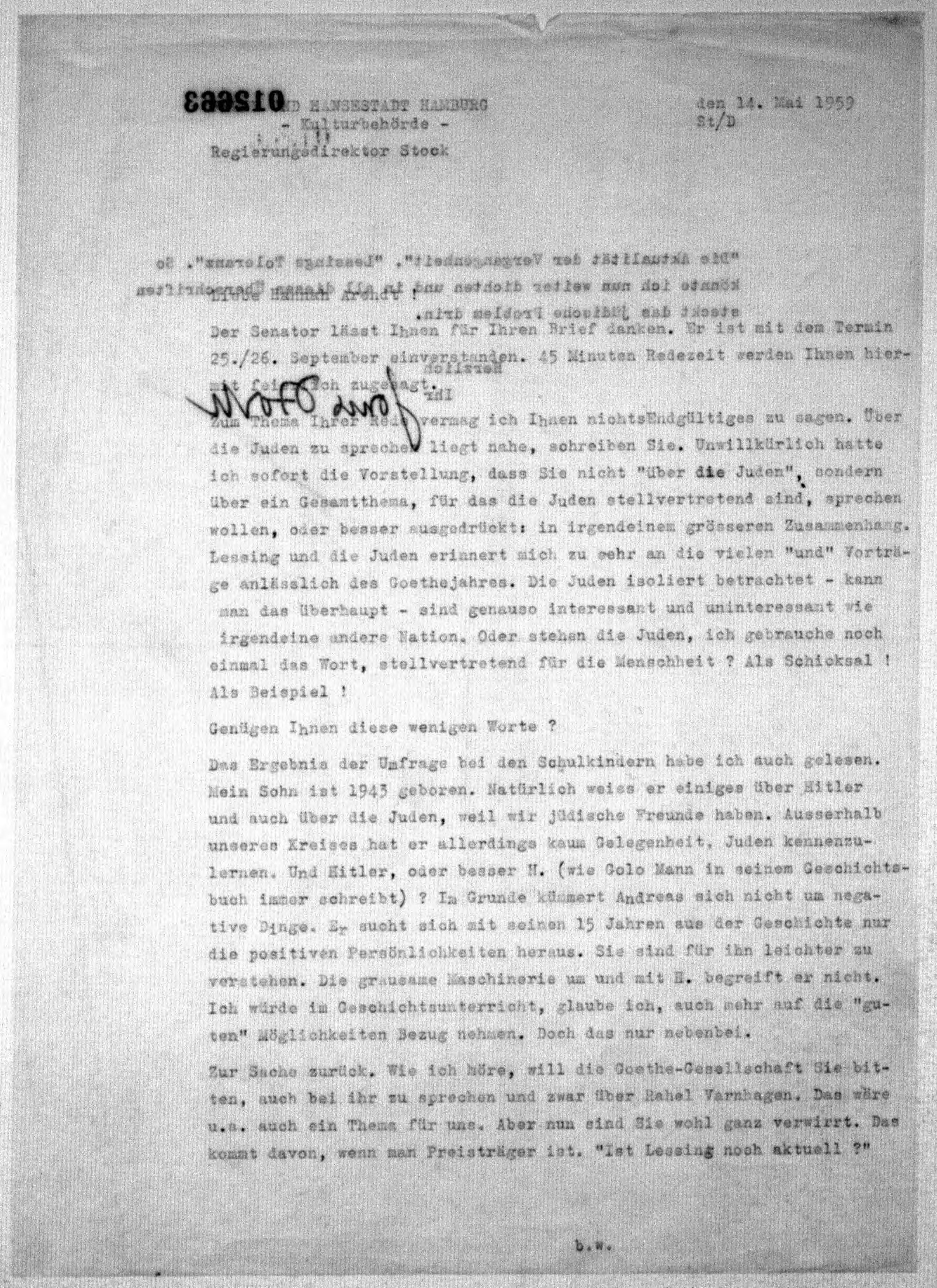 Scanned image of the current content page