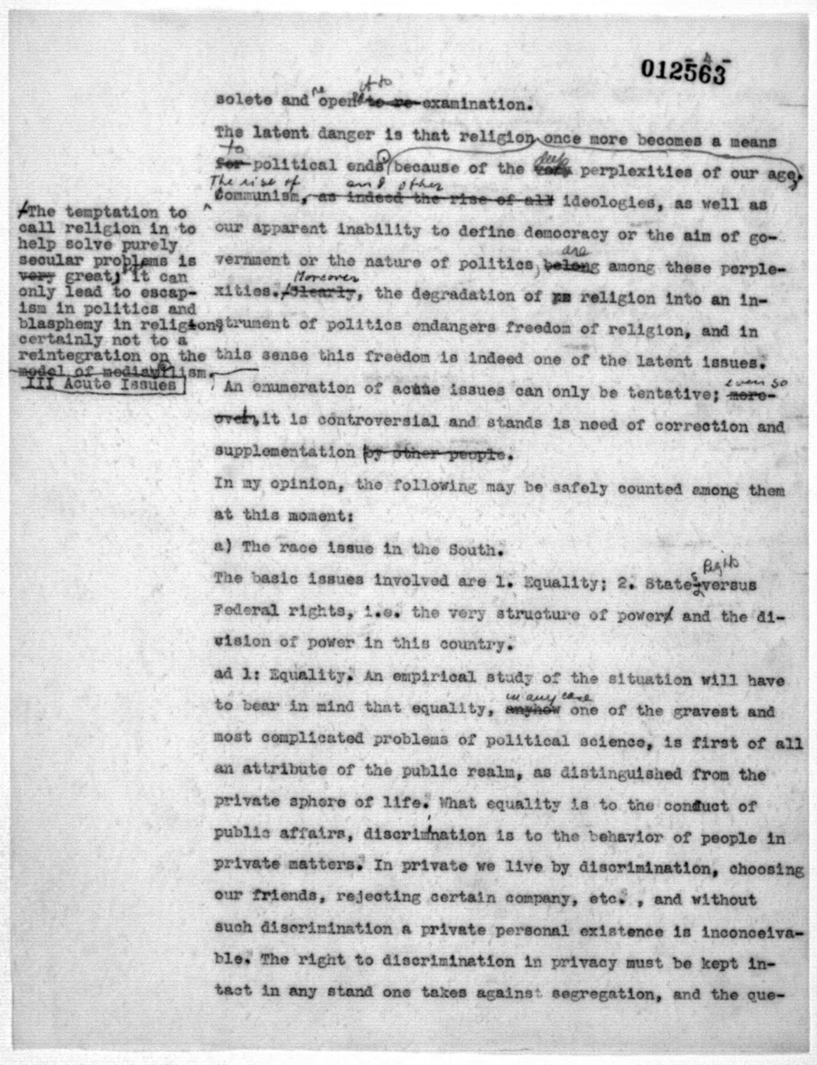 Scanned image of the current content page