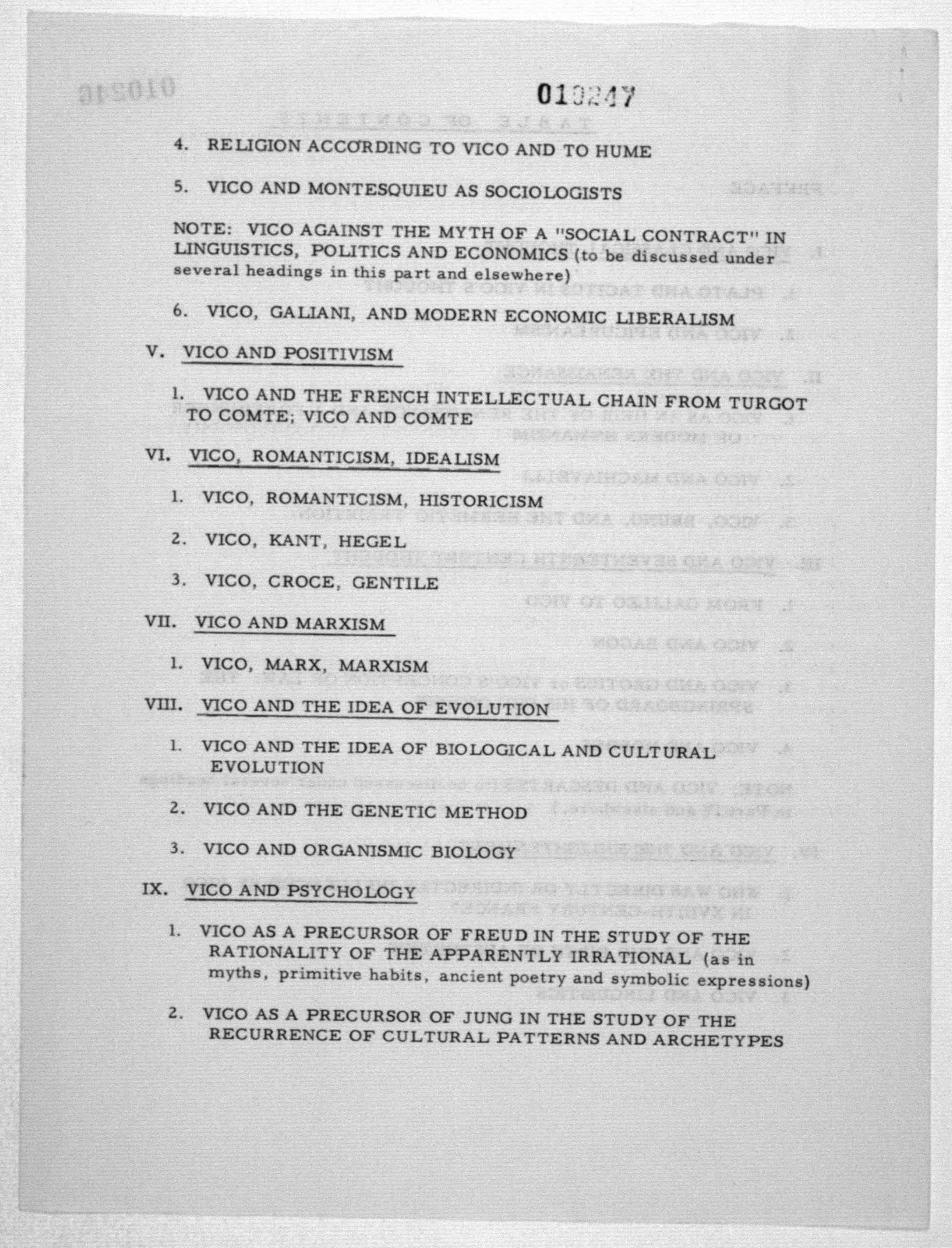 Scanned image of the current content page