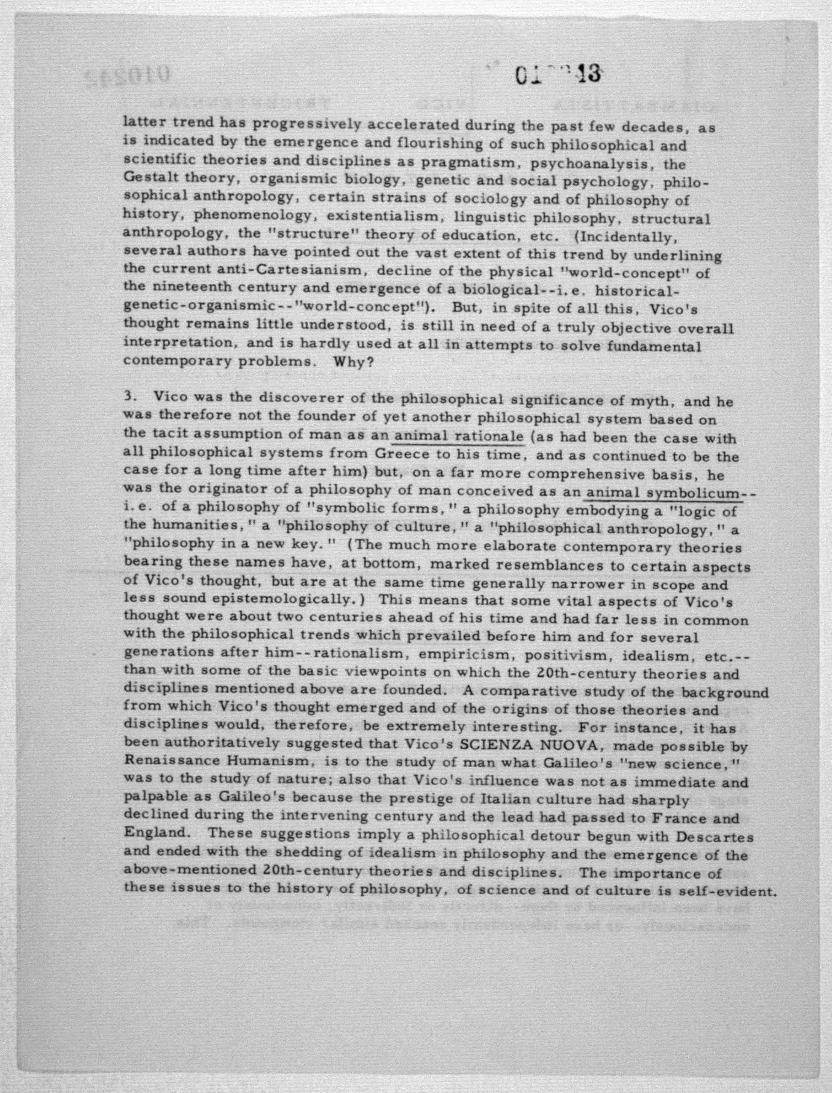 Scanned image of the current content page