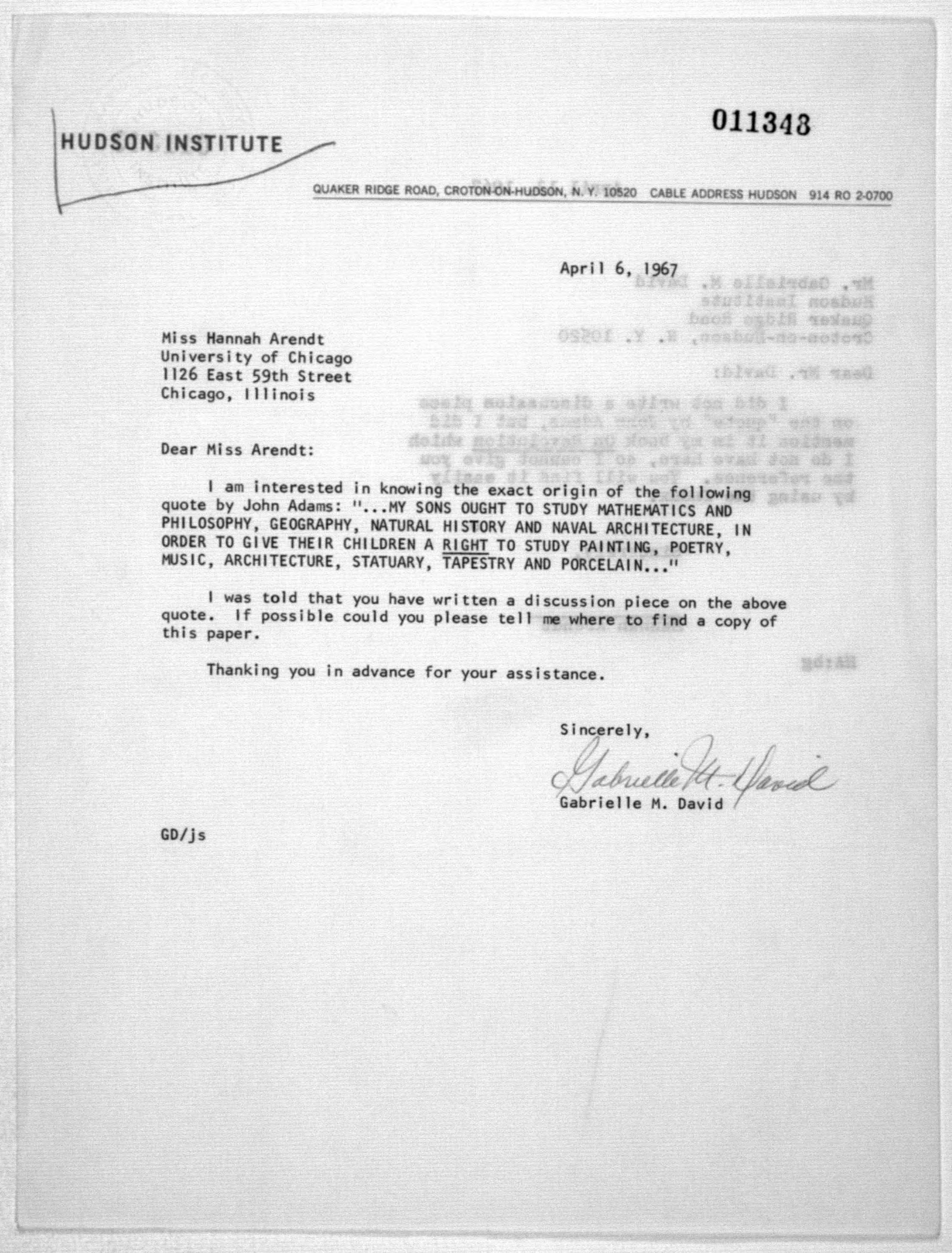 Scanned image of the current content page