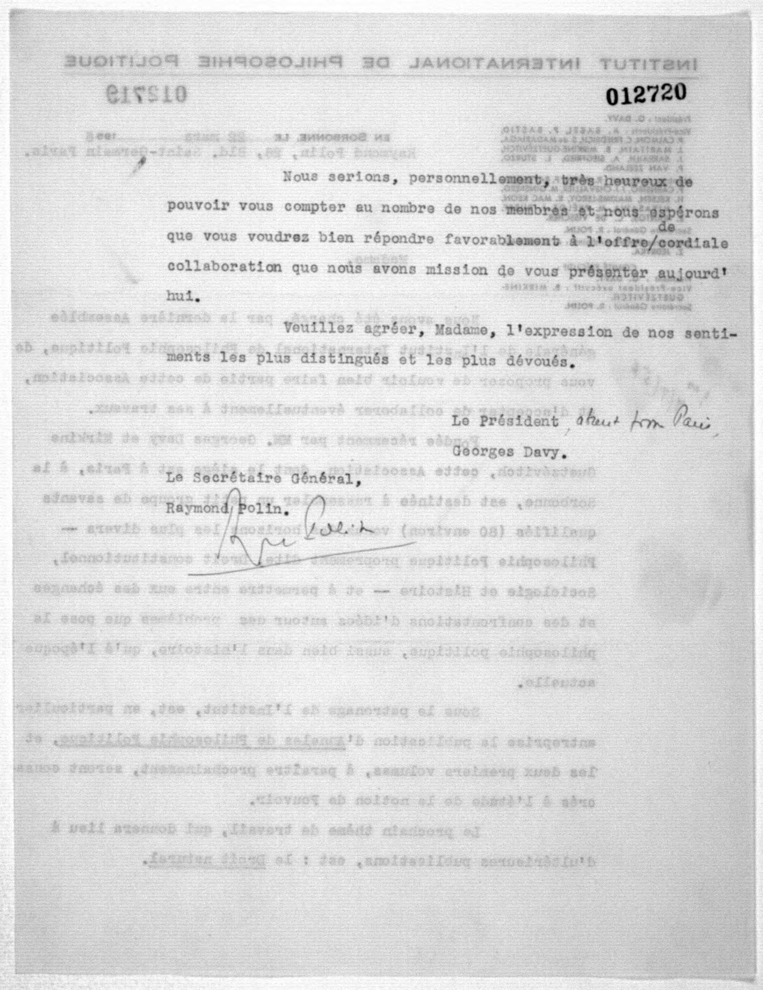 Scanned image of the current content page