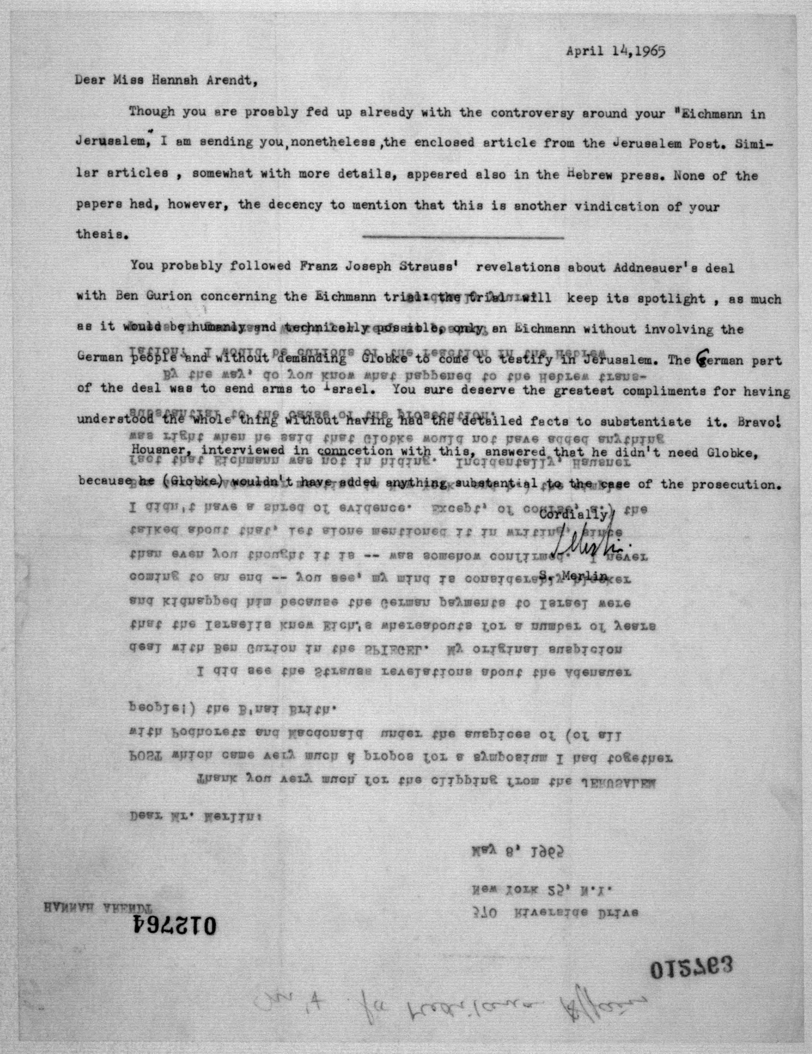 Scanned image of the current content page