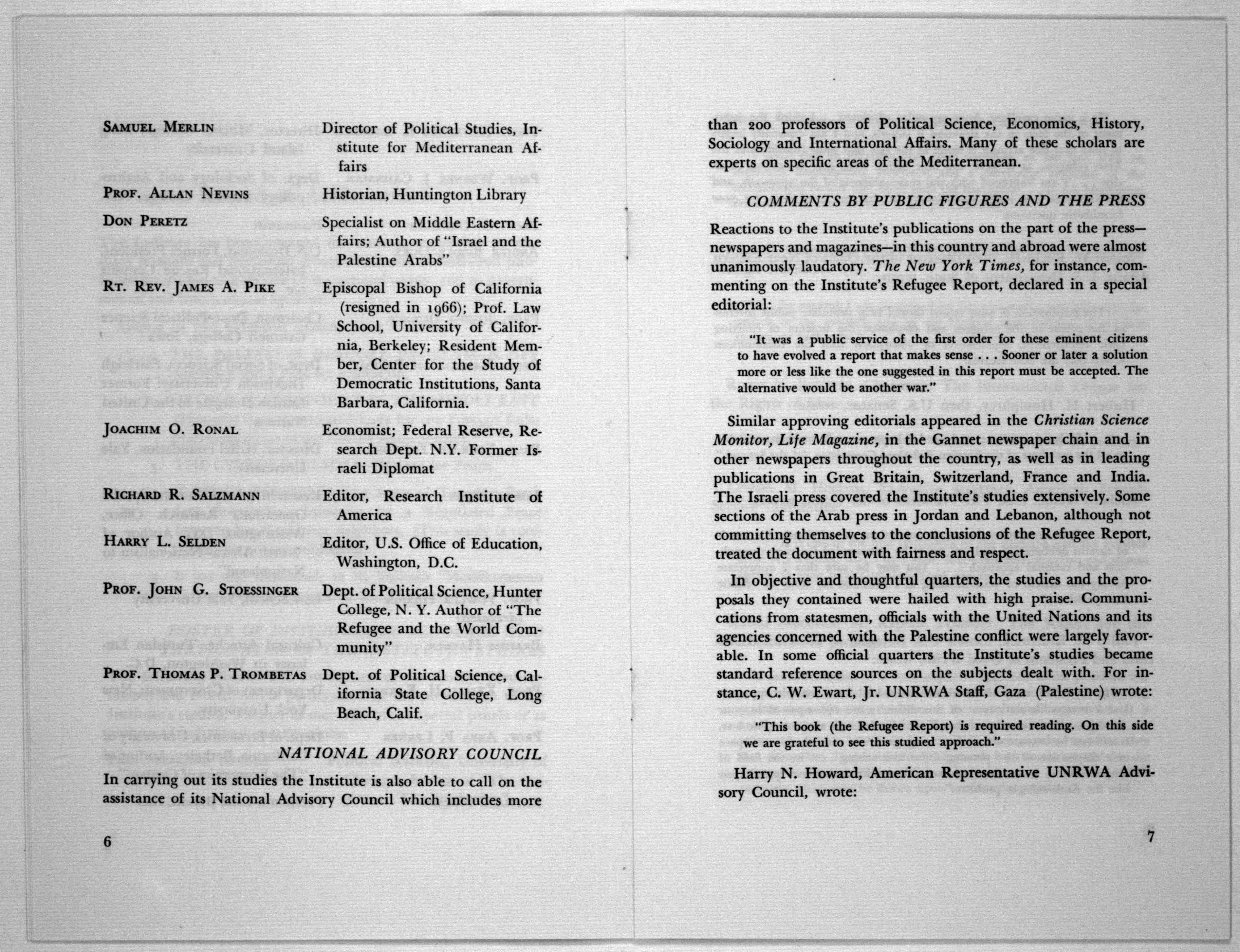 Scanned image of the current content page