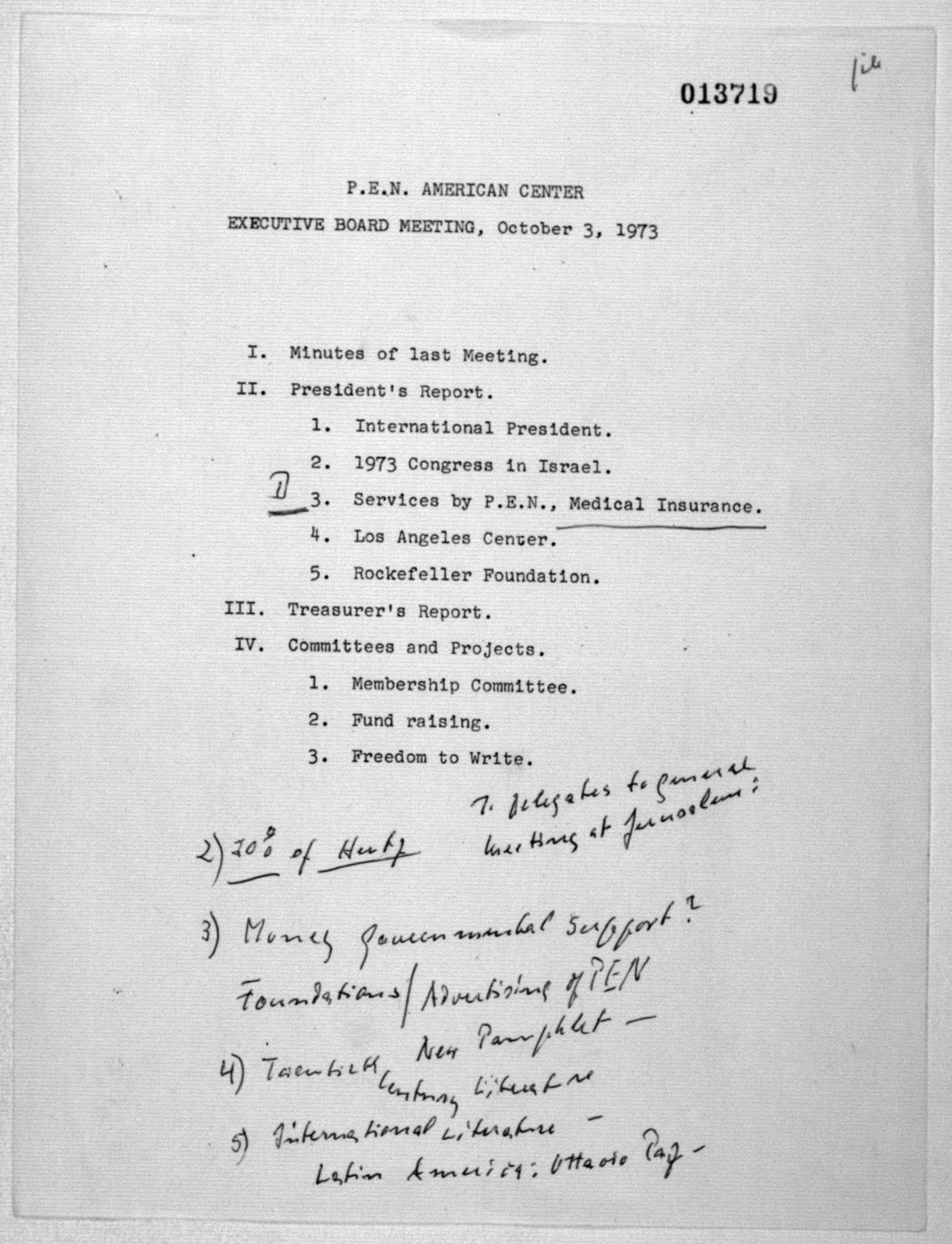 Scanned image of the current content page