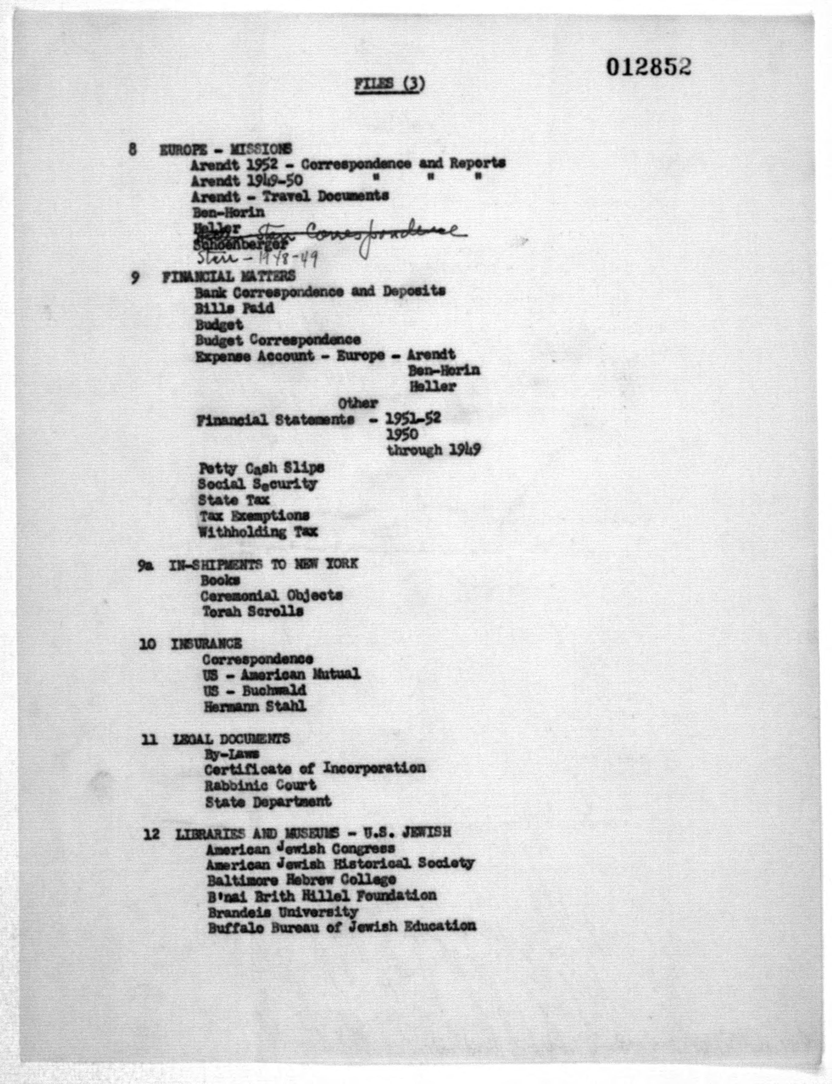 Scanned image of the current content page
