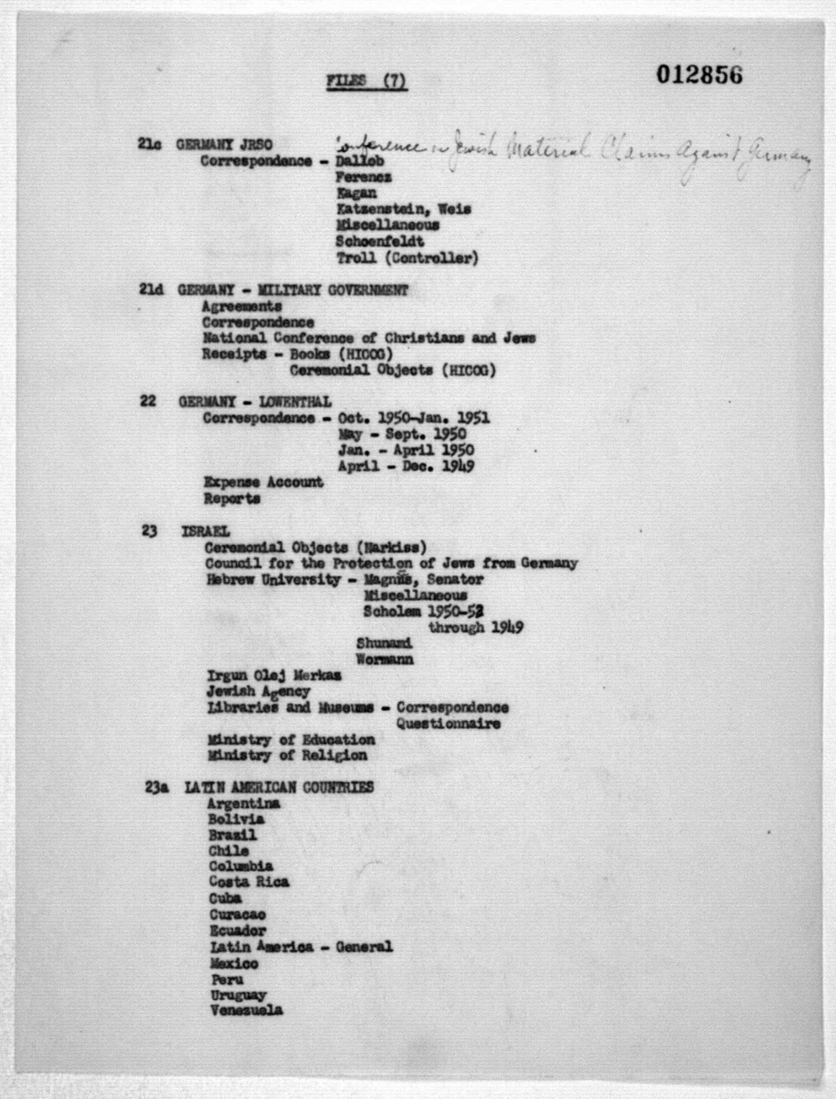 Scanned image of the current content page