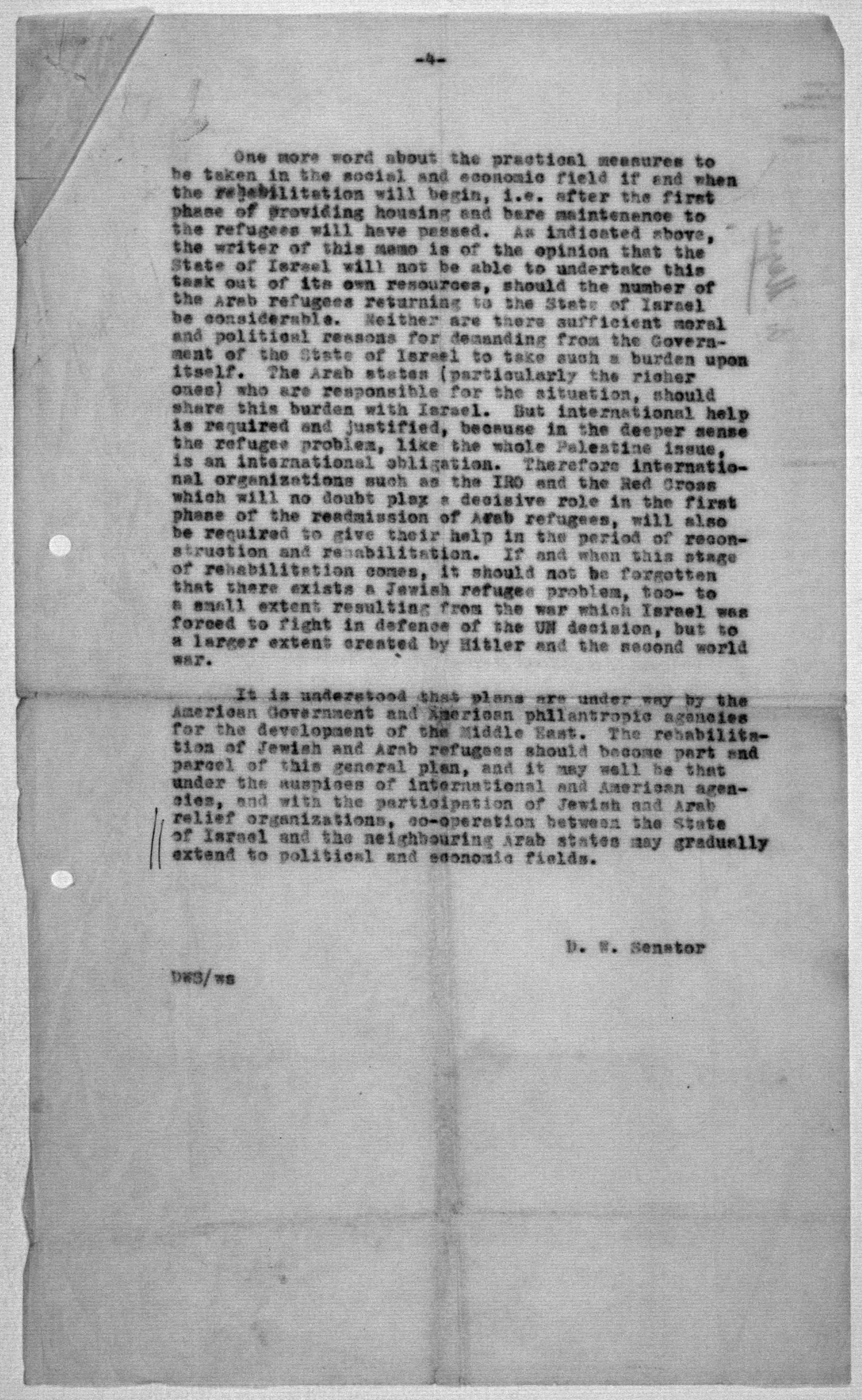 Scanned image of the current content page