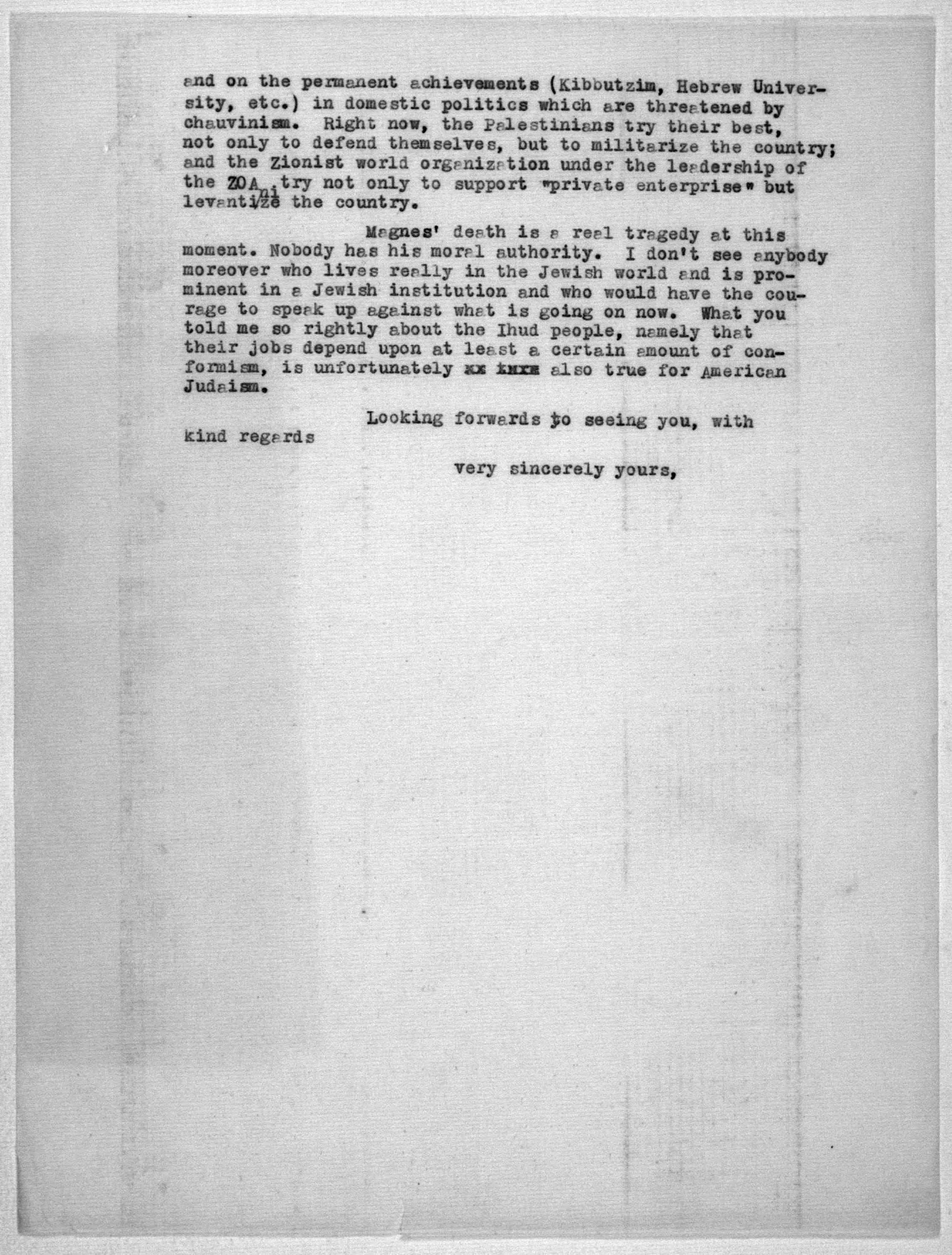 Scanned image of the current content page