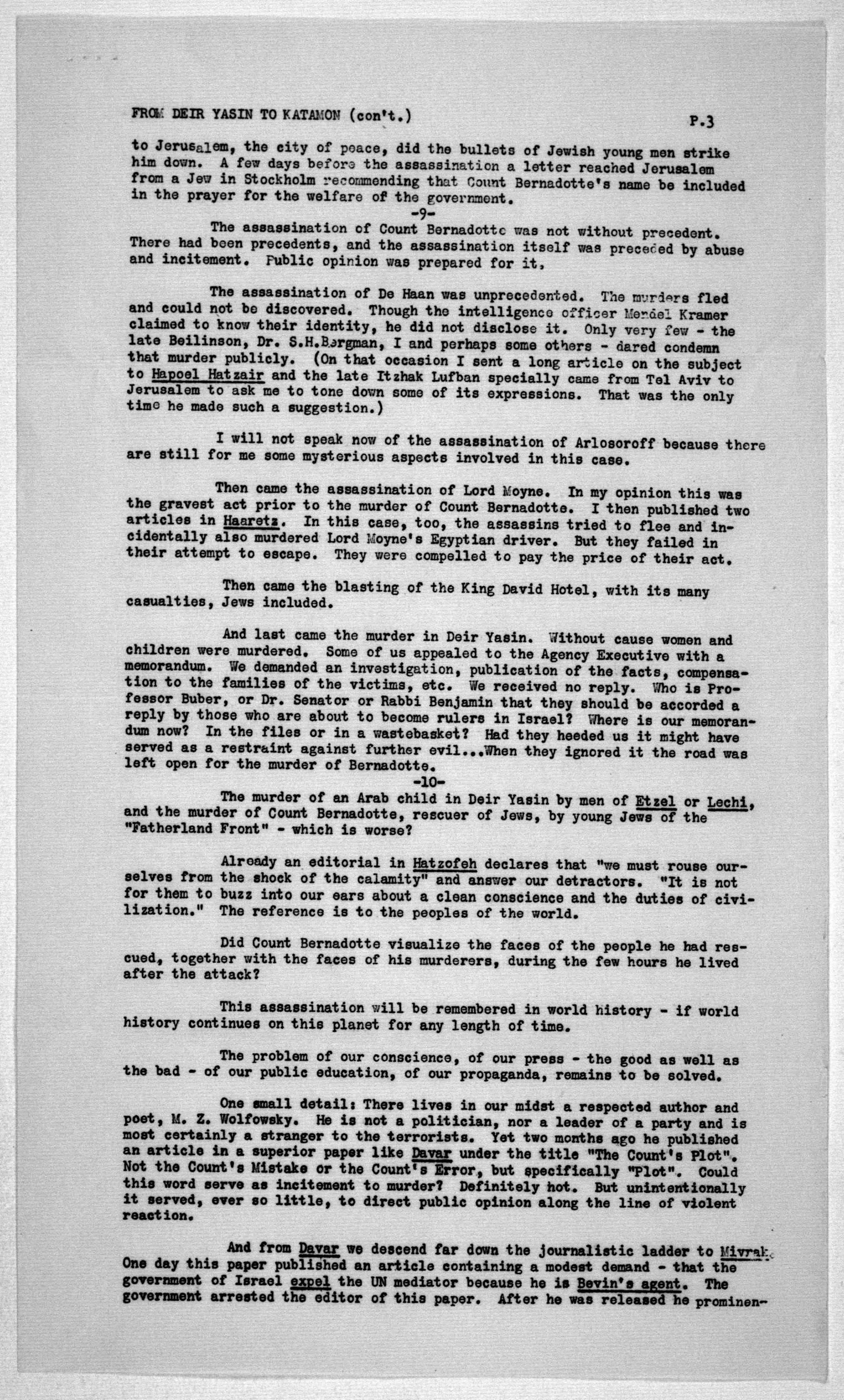 Scanned image of the current content page