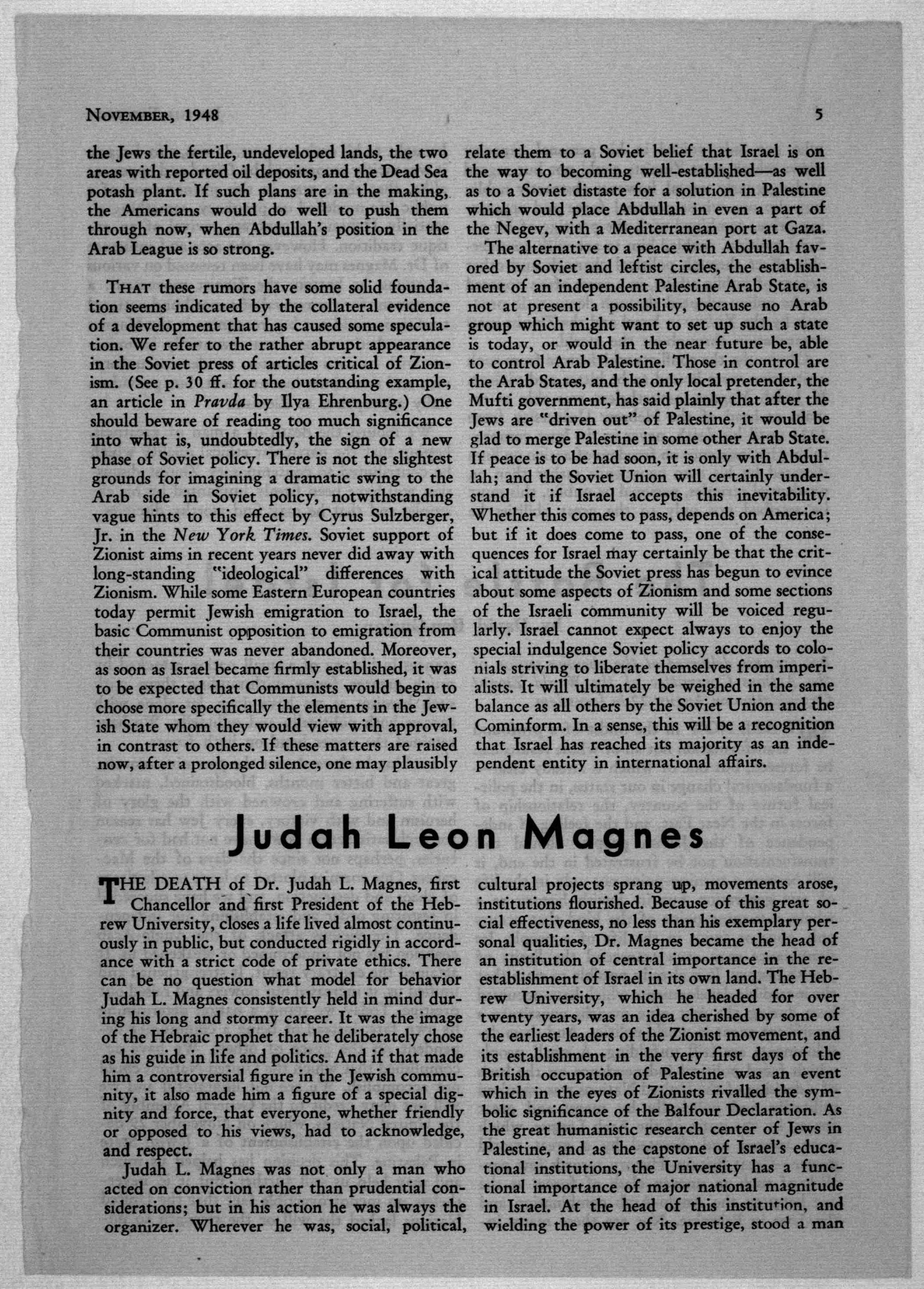 Scanned image of the current content page