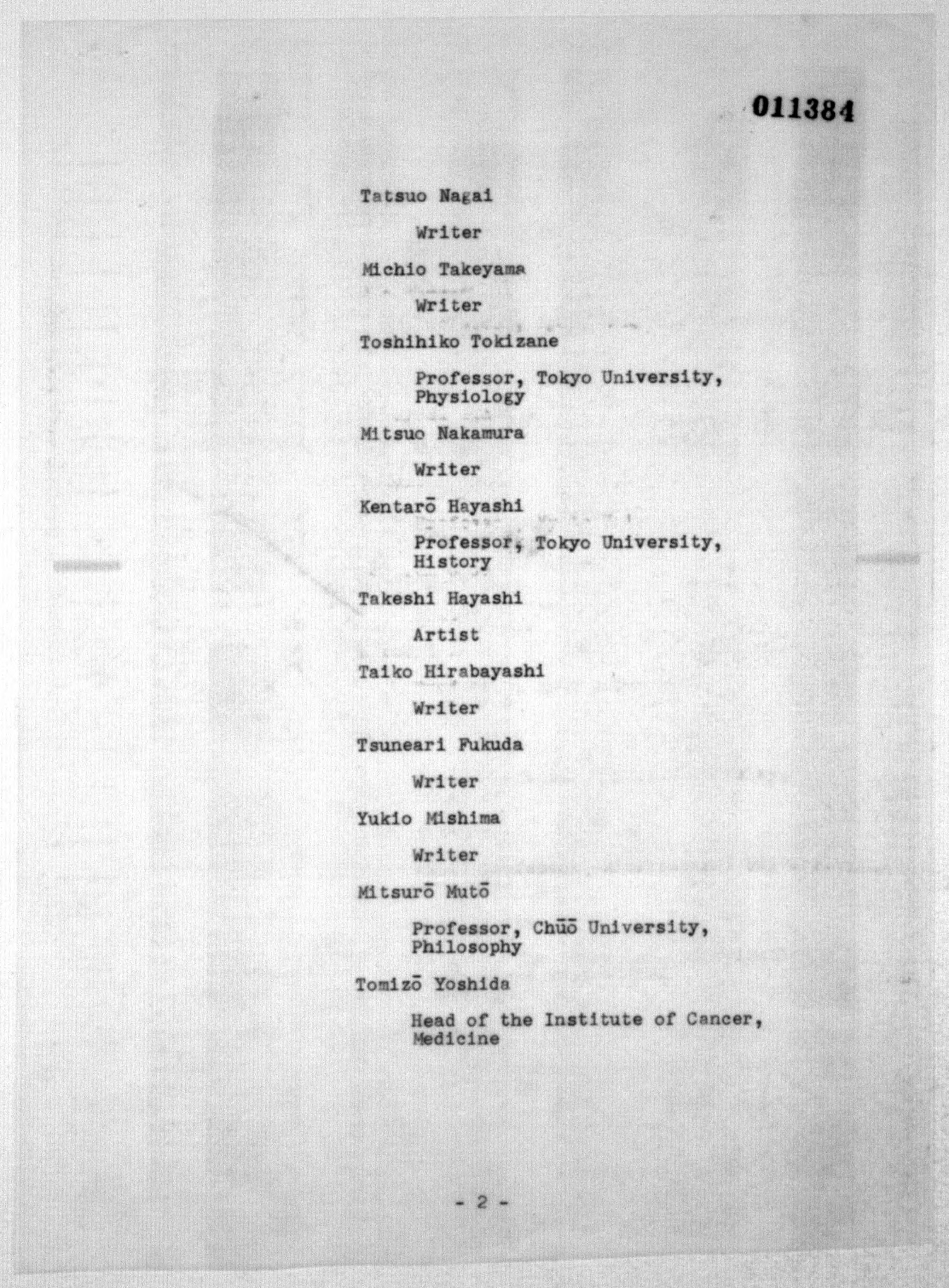 Scanned image of the current content page