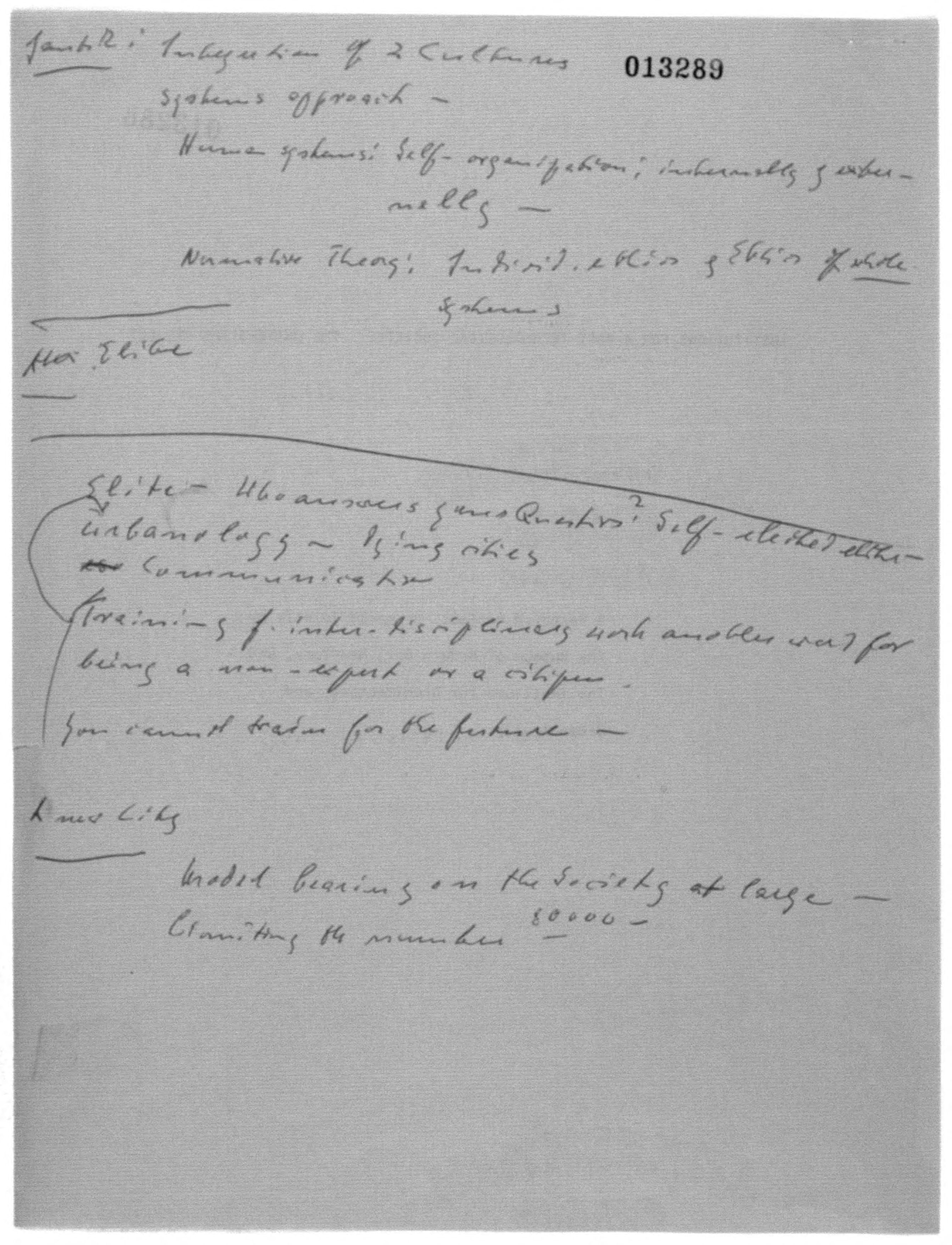 Scanned image of the current content page