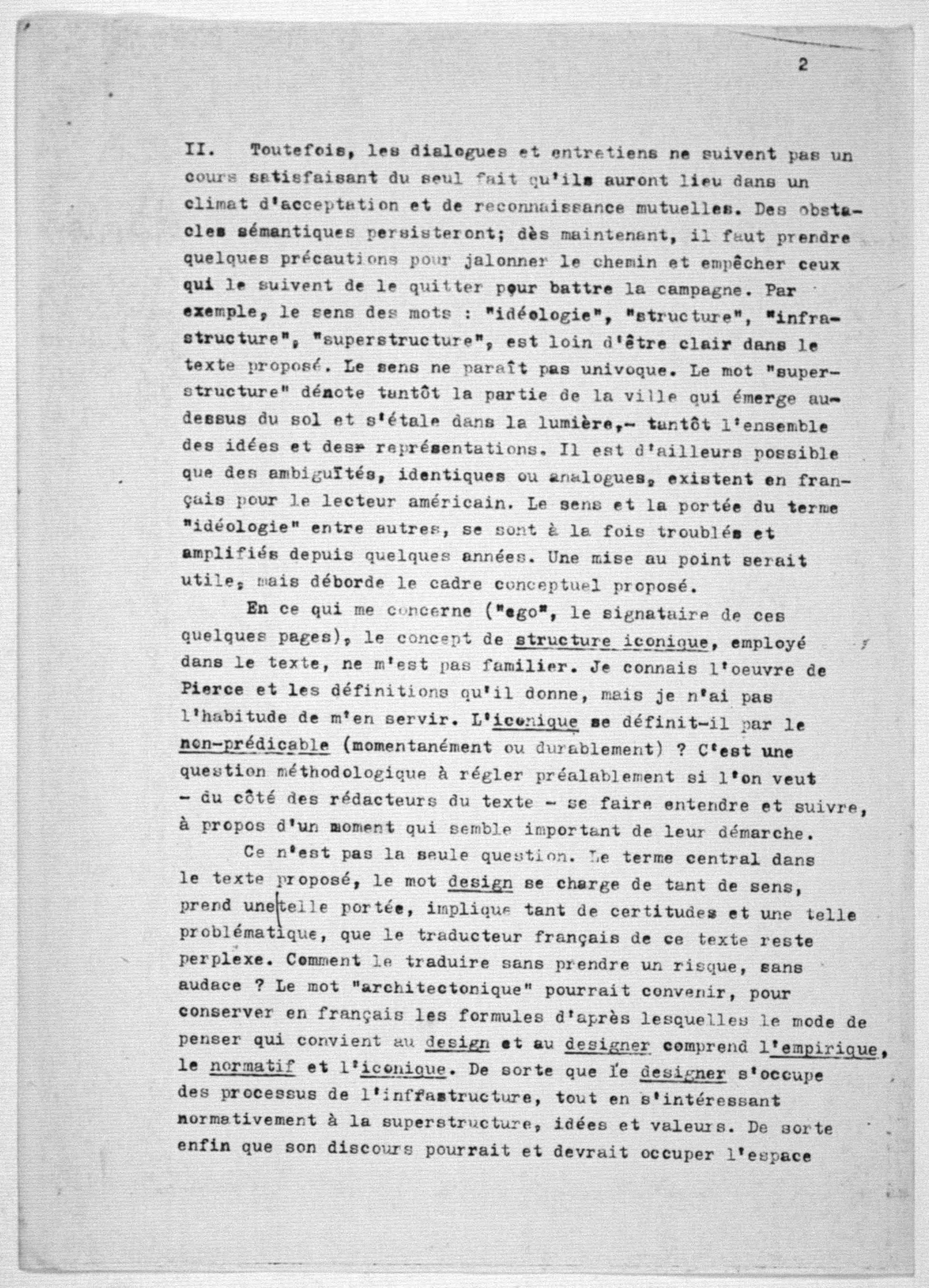 Scanned image of the current content page