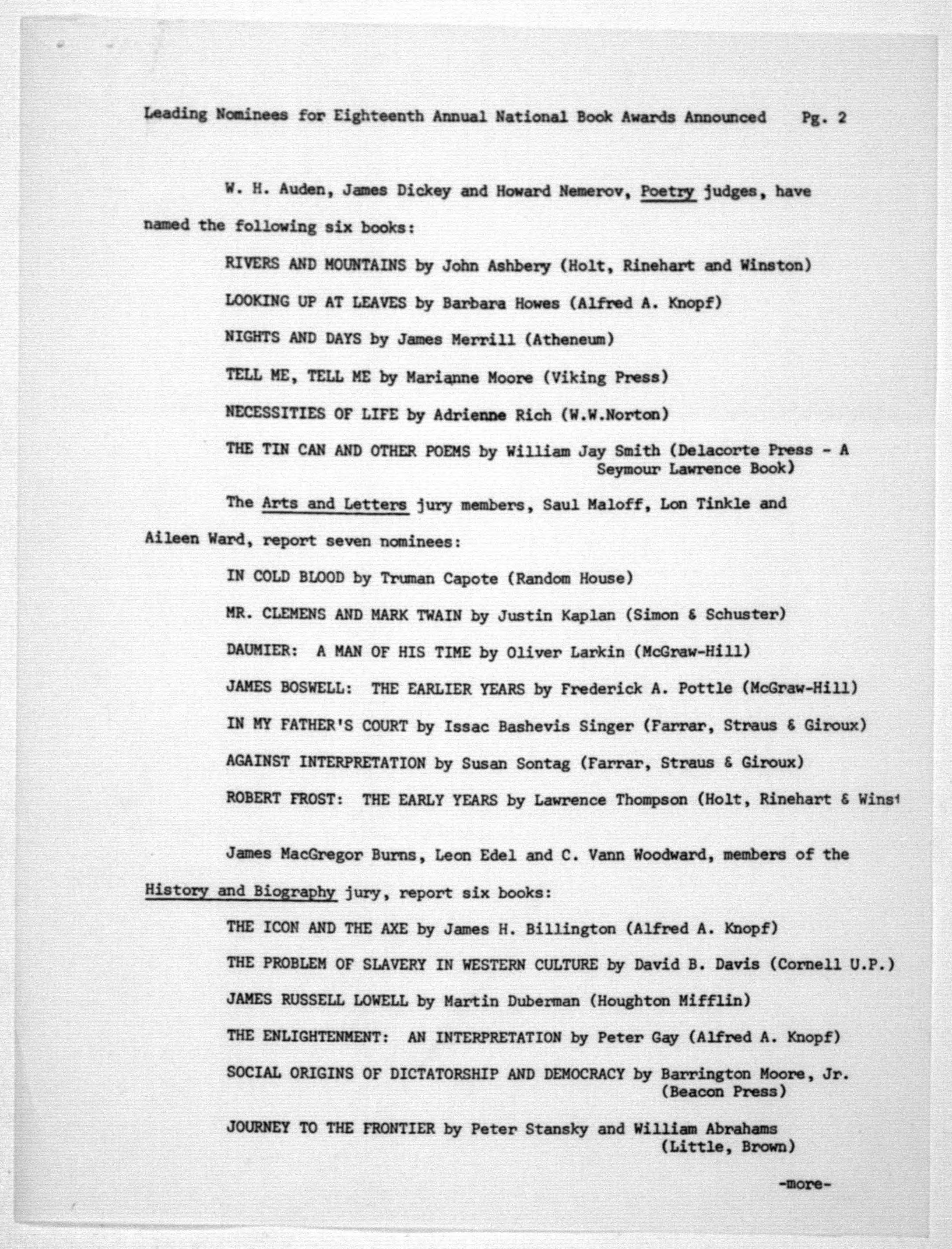 Scanned image of the current content page