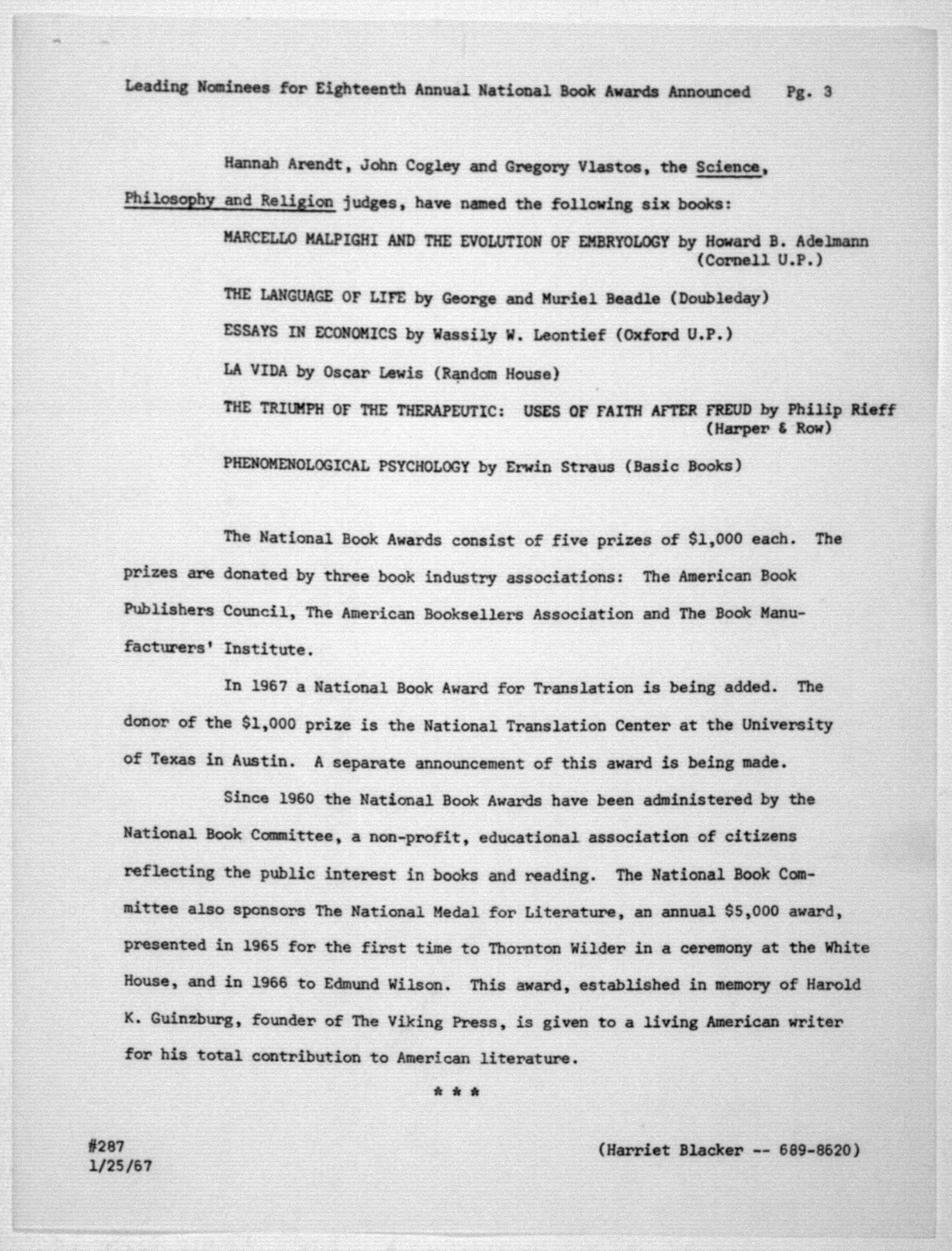 Scanned image of the current content page