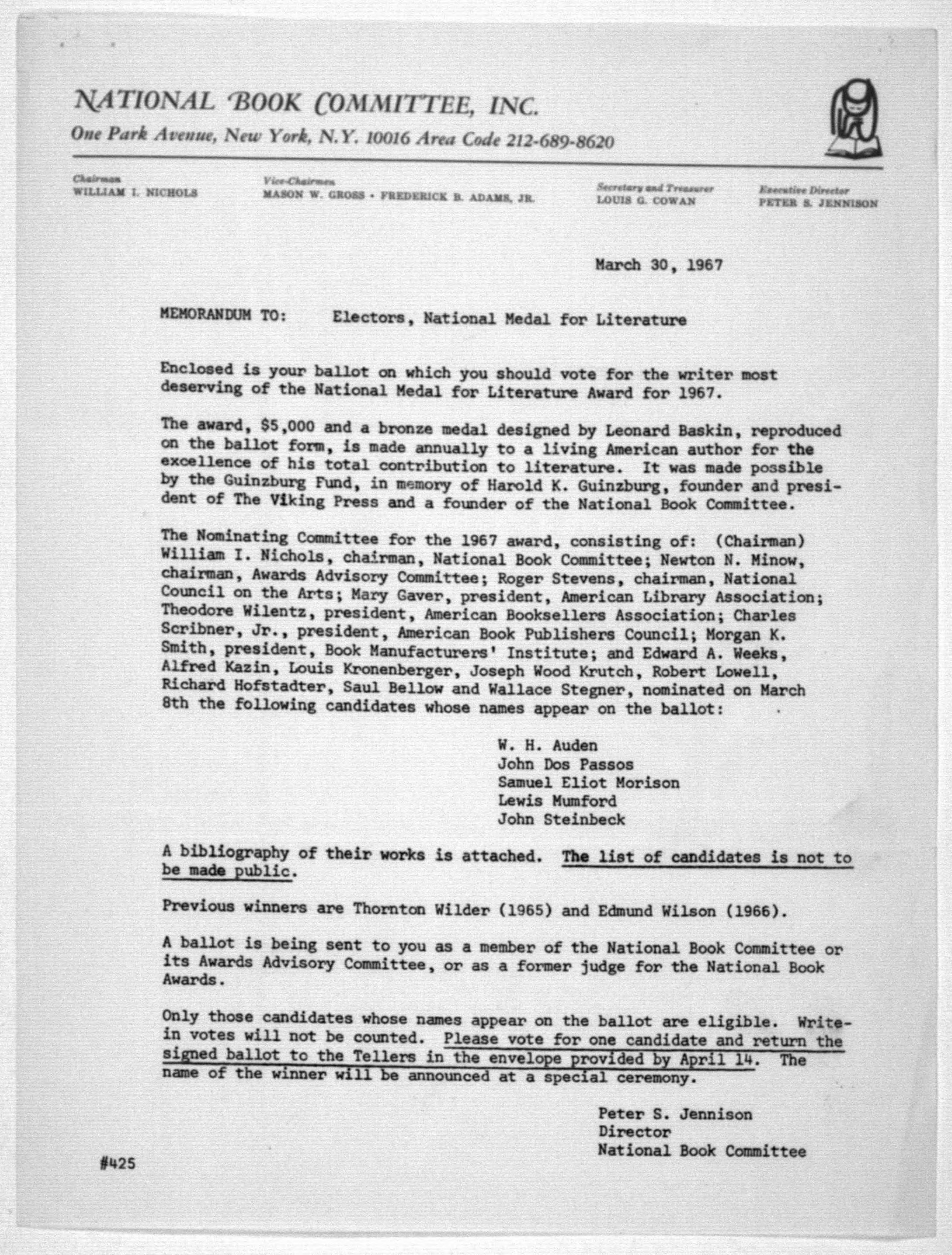 Scanned image of the current content page