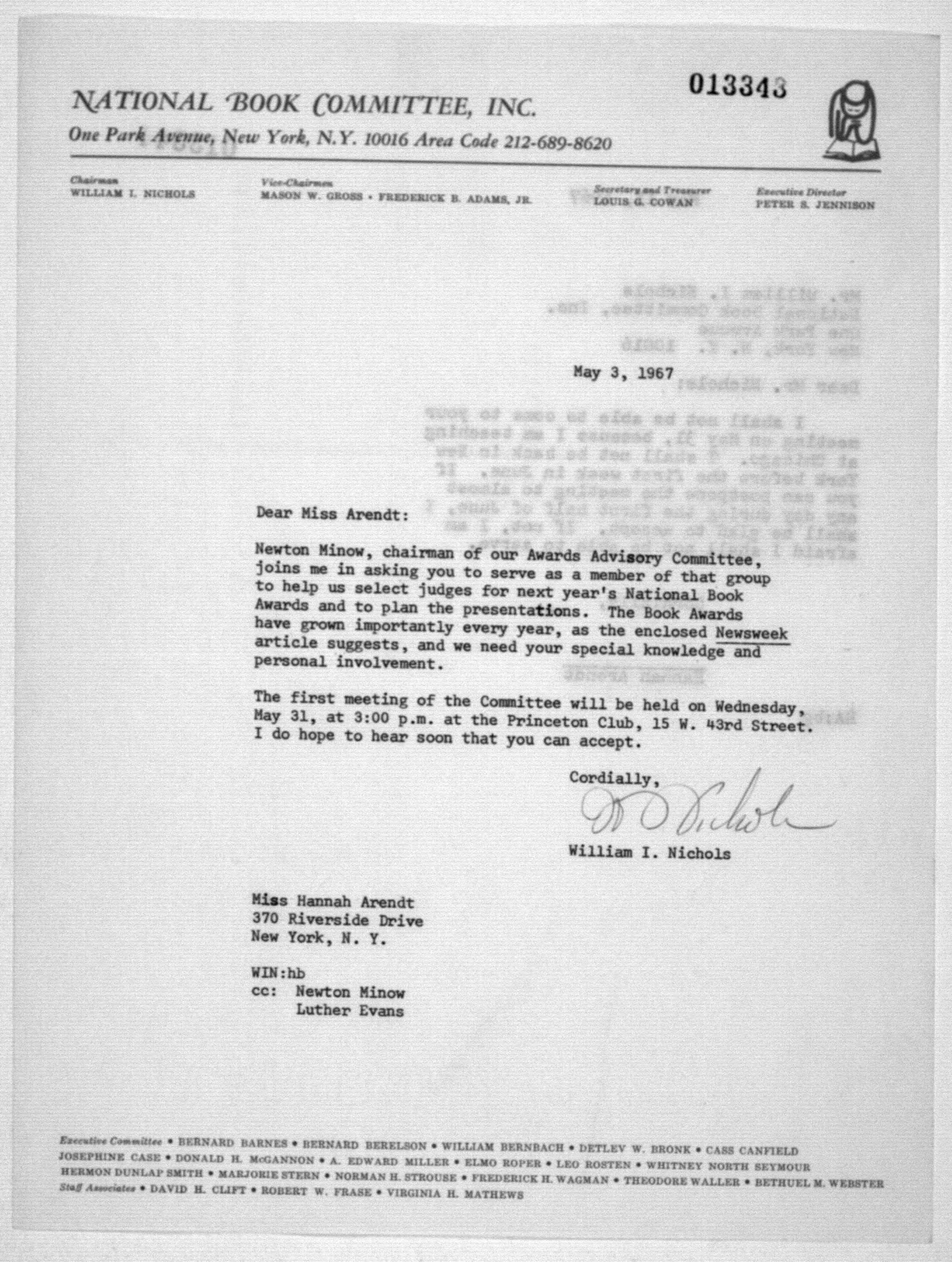 Scanned image of the current content page