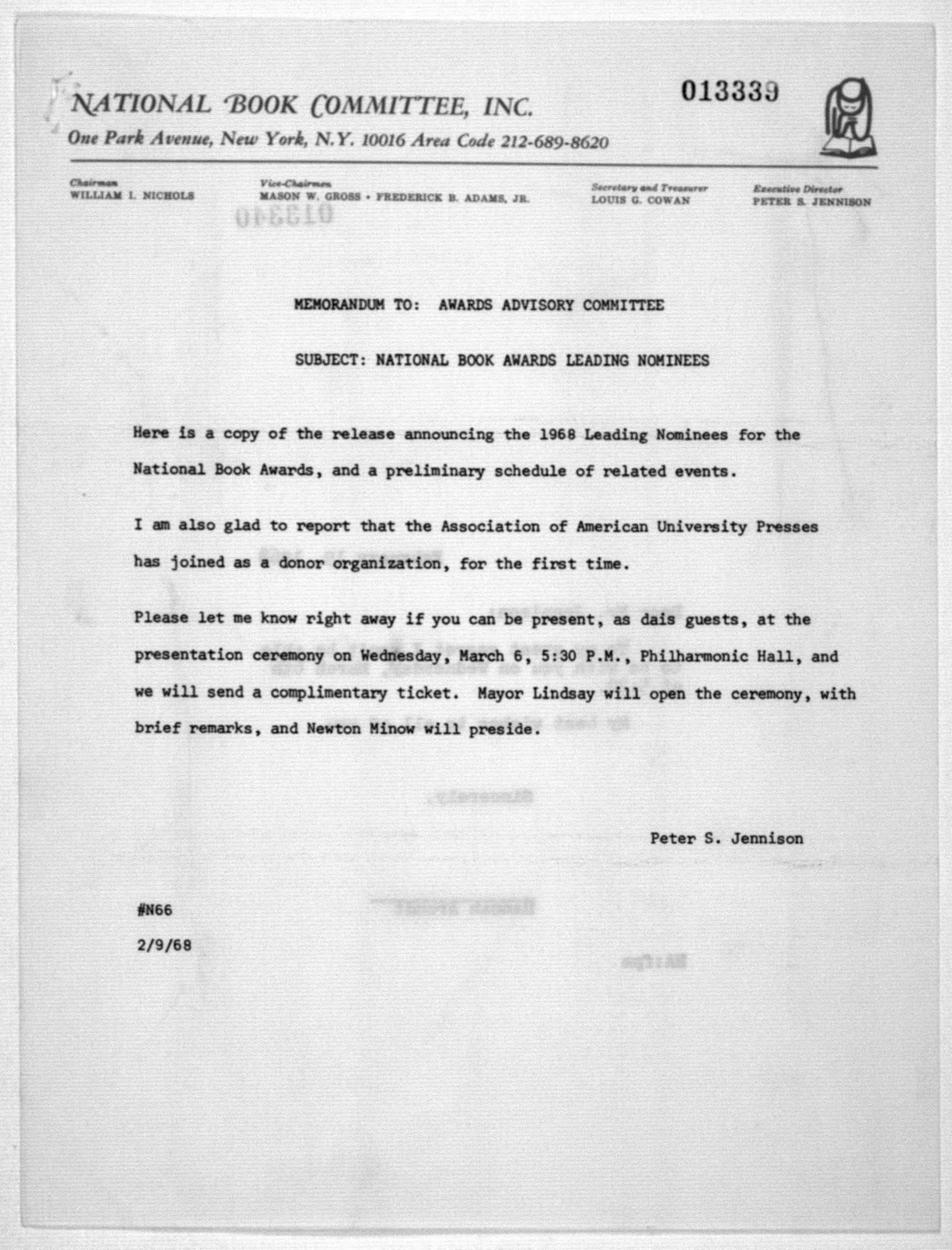 Scanned image of the current content page