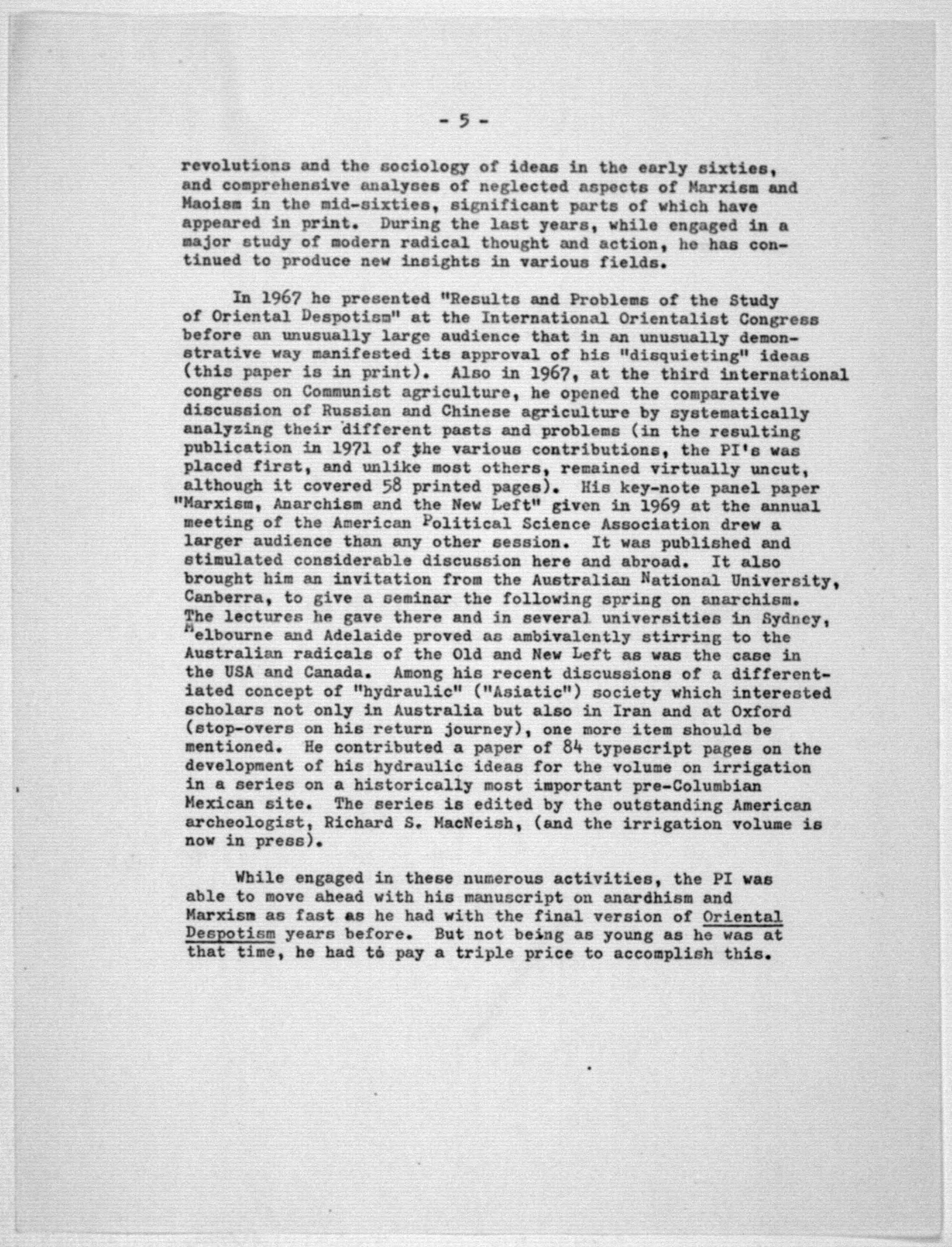 Scanned image of the current content page