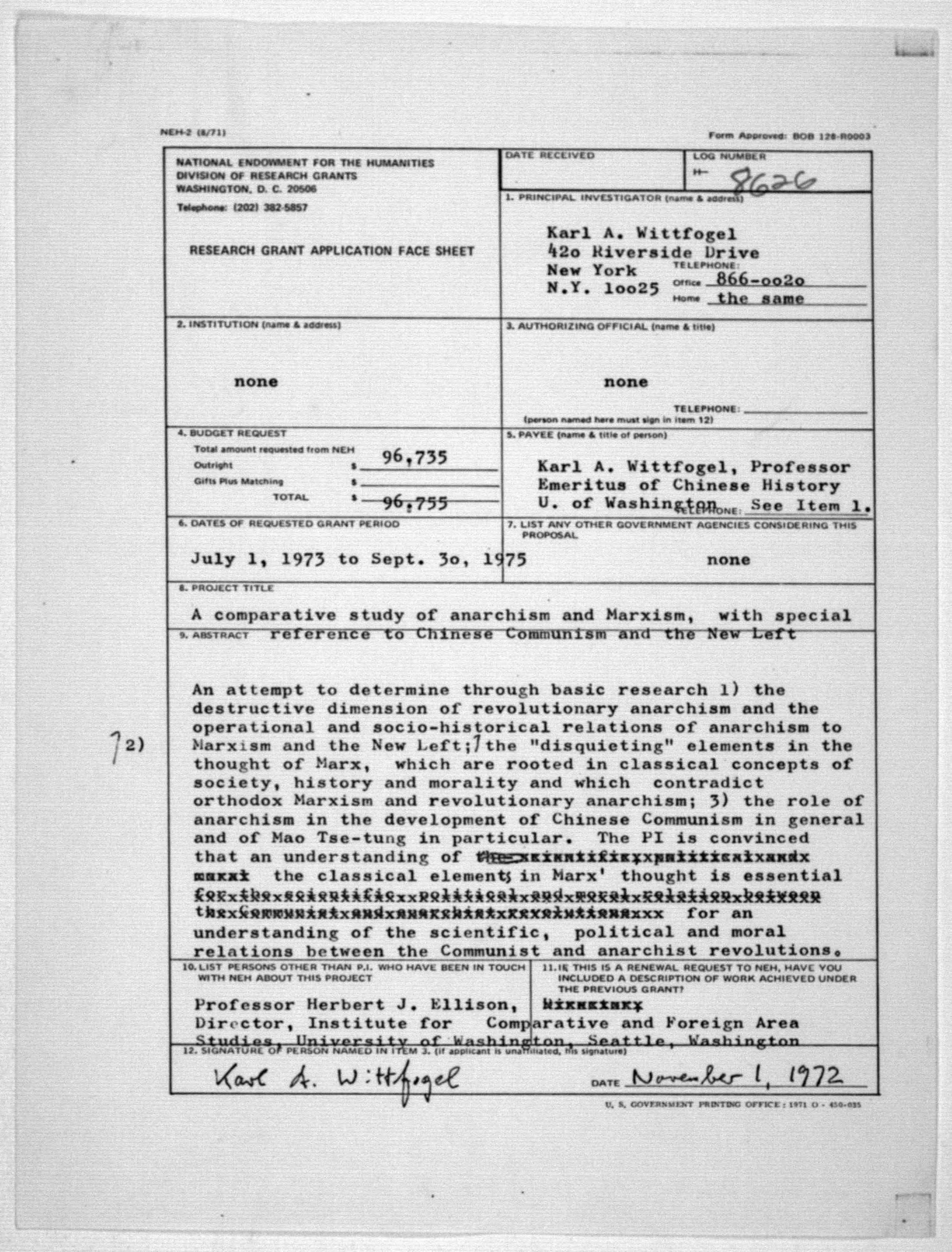 Scanned image of the current content page