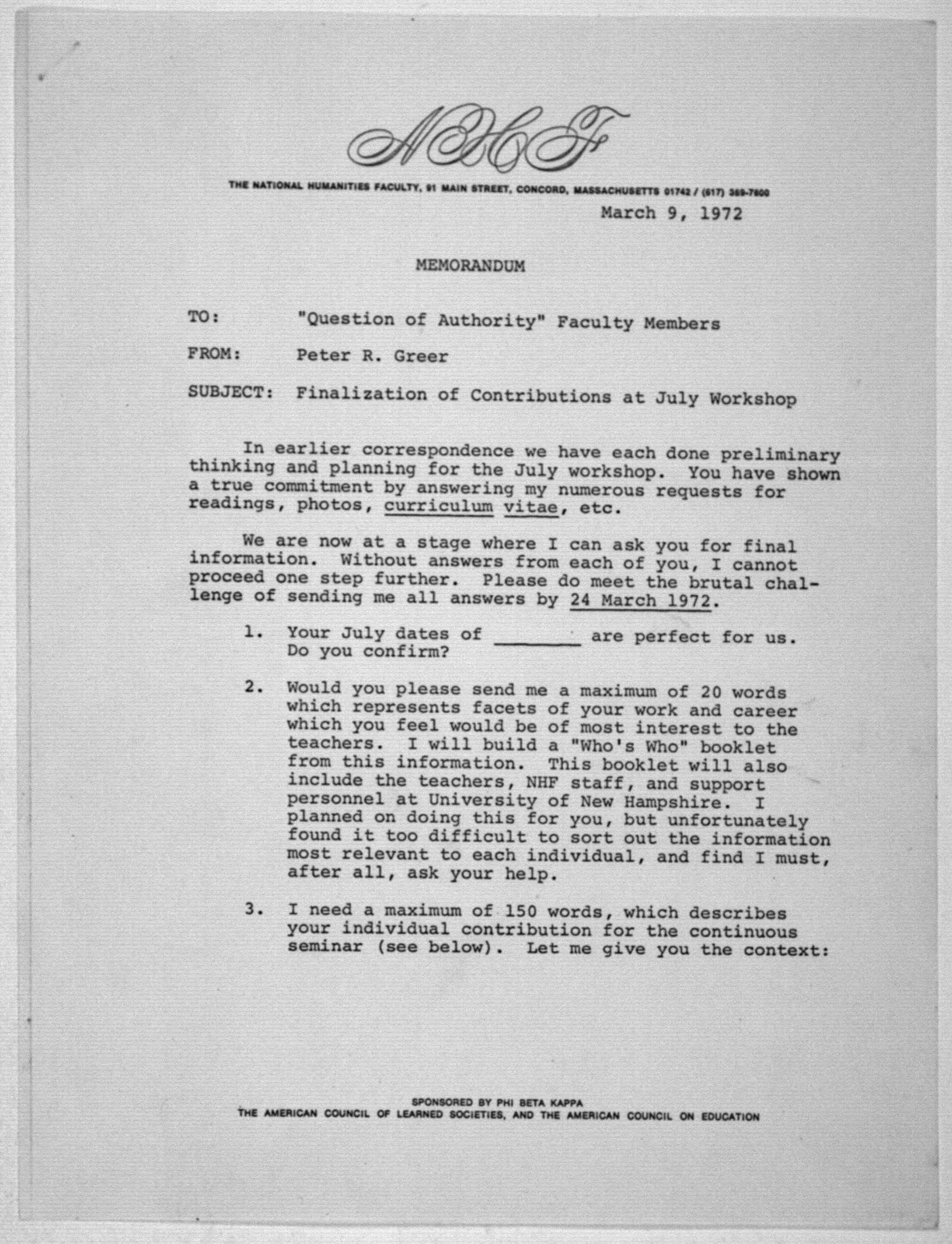 Scanned image of the current content page