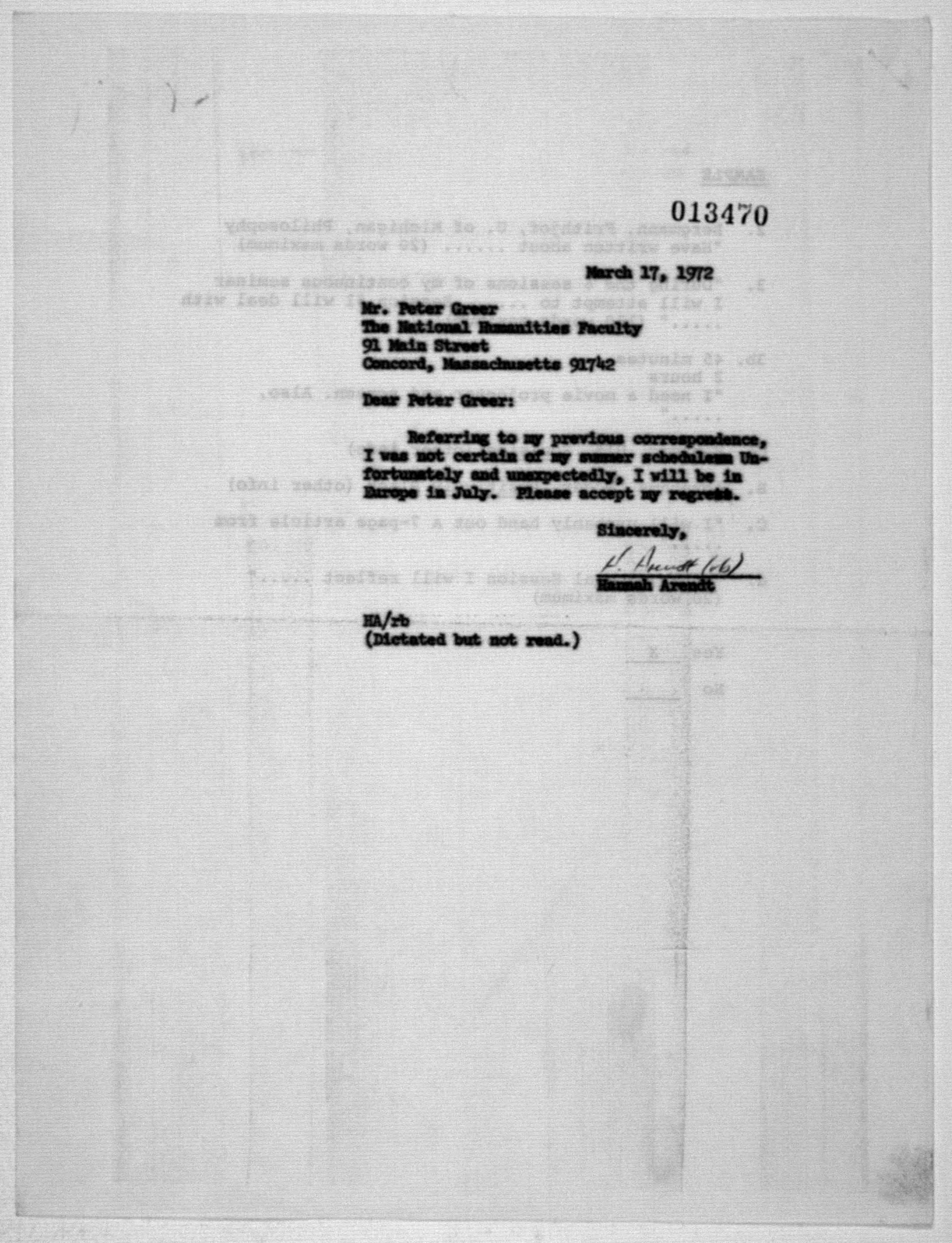 Scanned image of the current content page