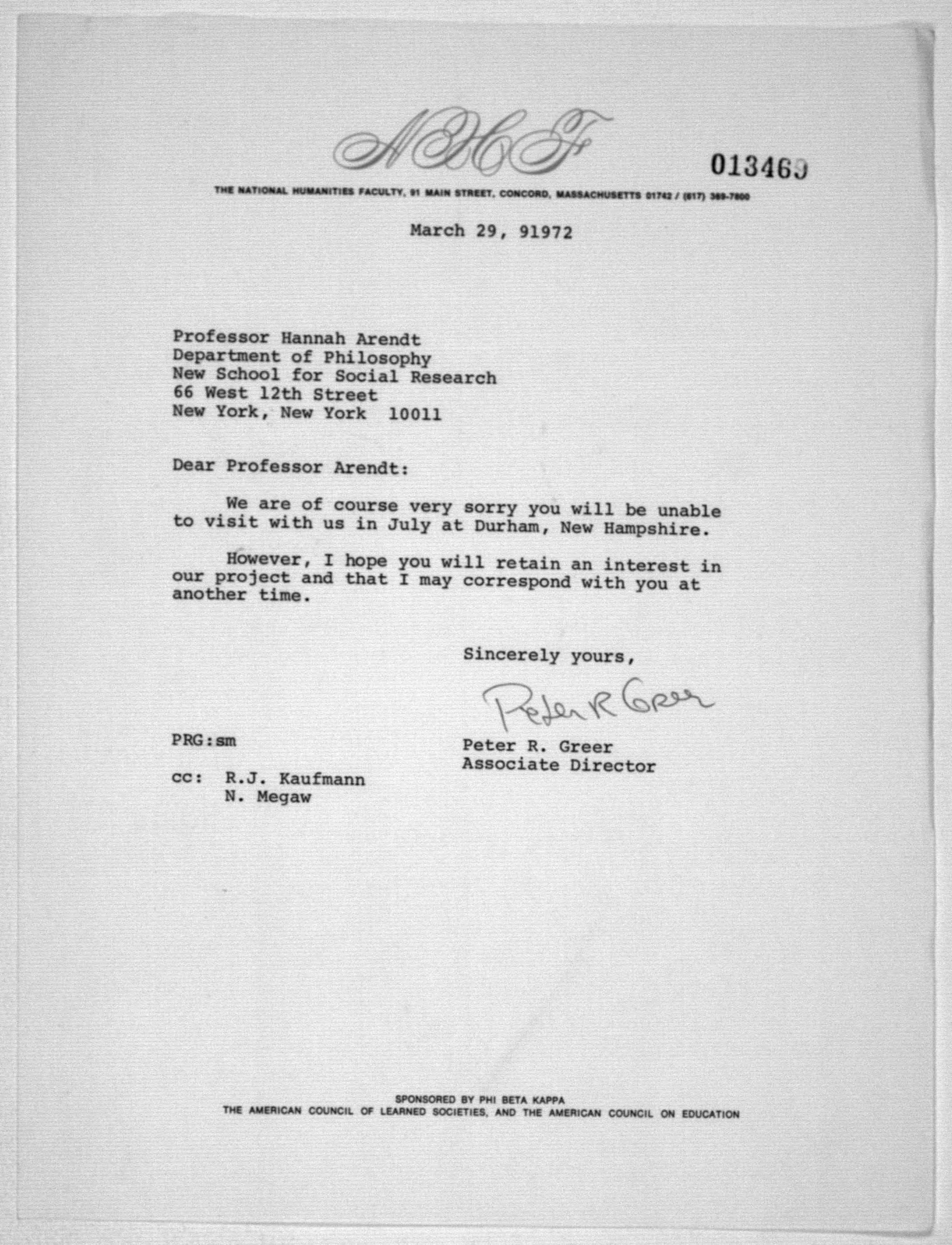 Scanned image of the current content page