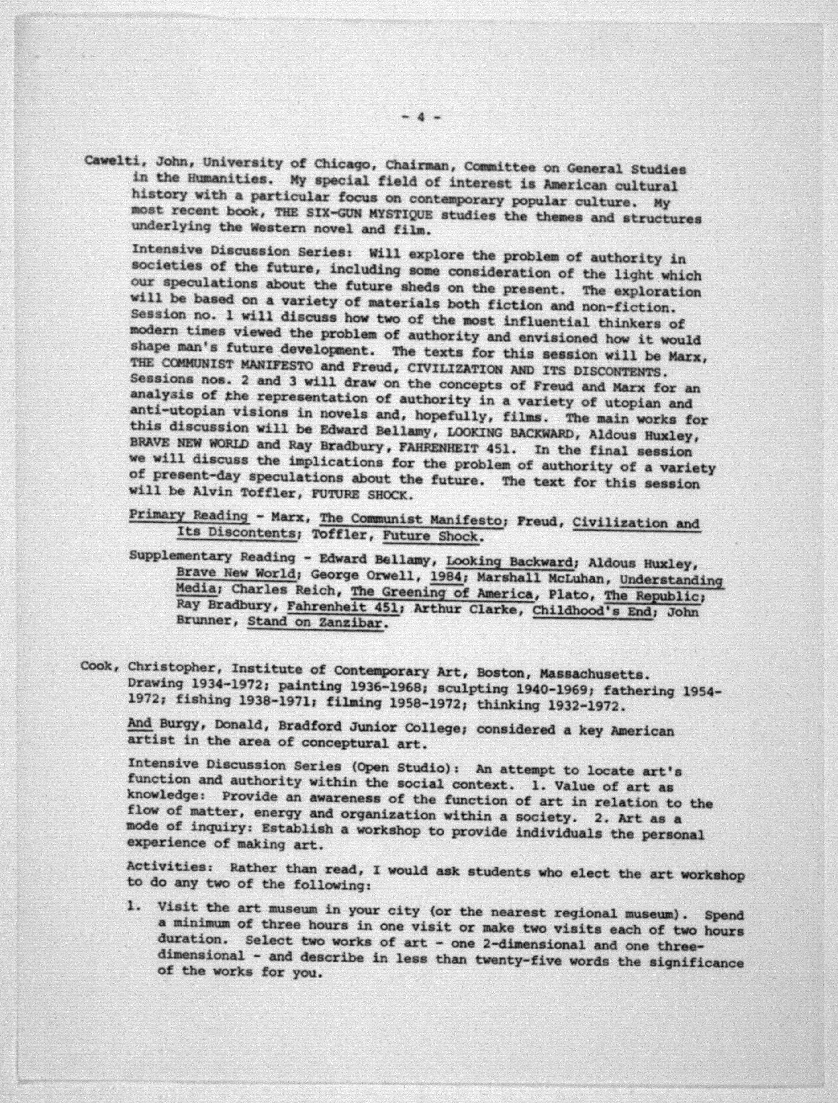 Scanned image of the current content page