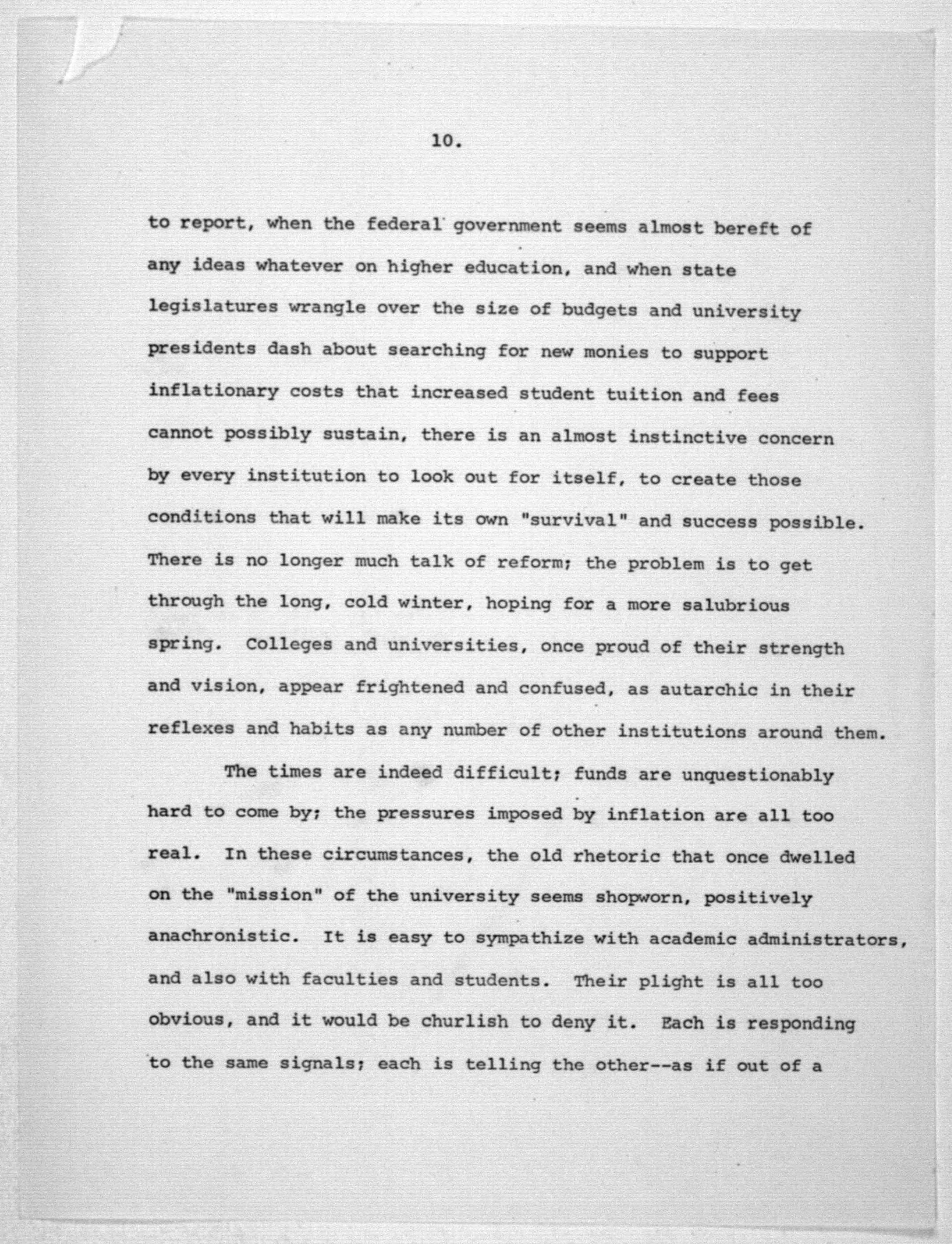 Scanned image of the current content page