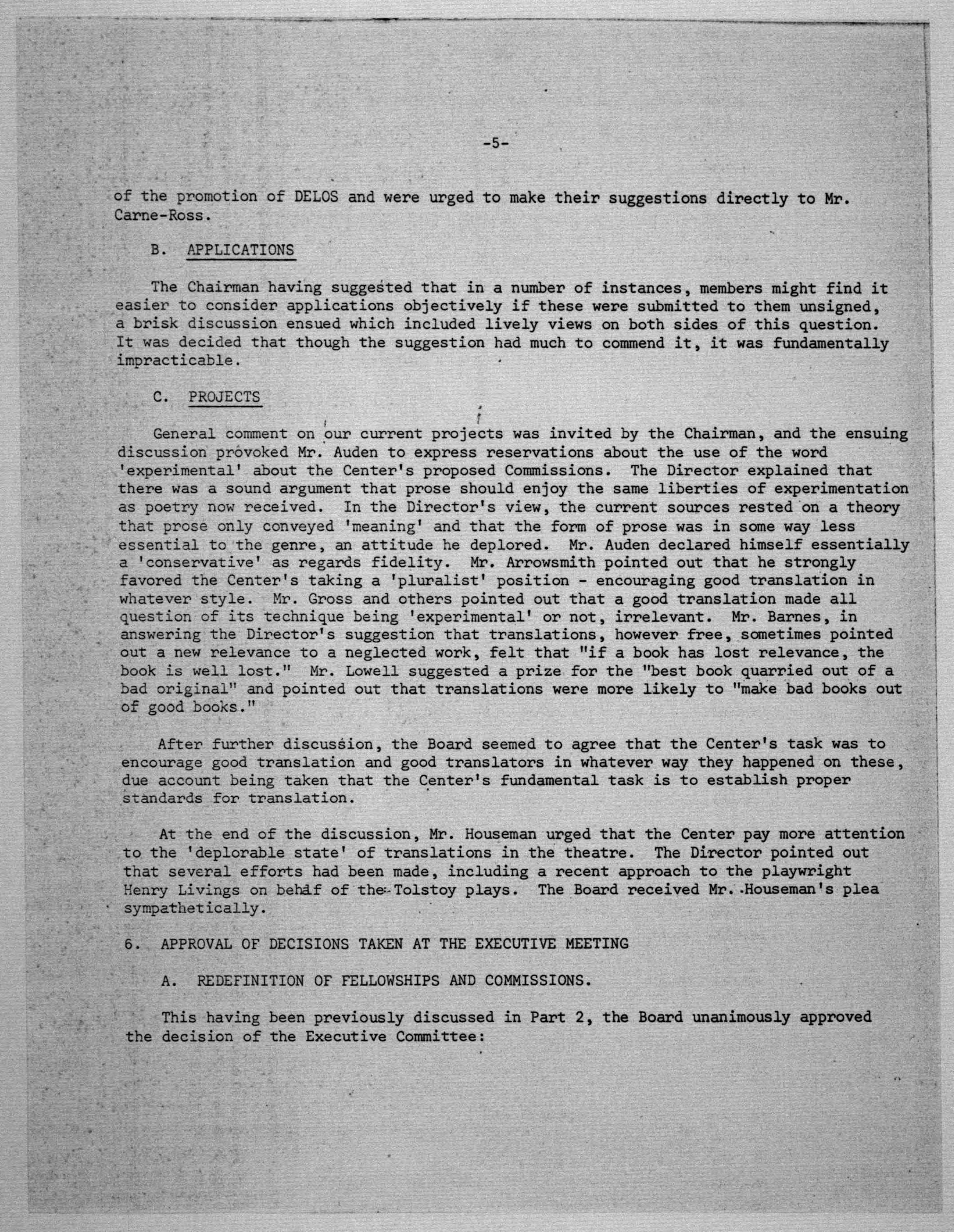 Scanned image of the current content page