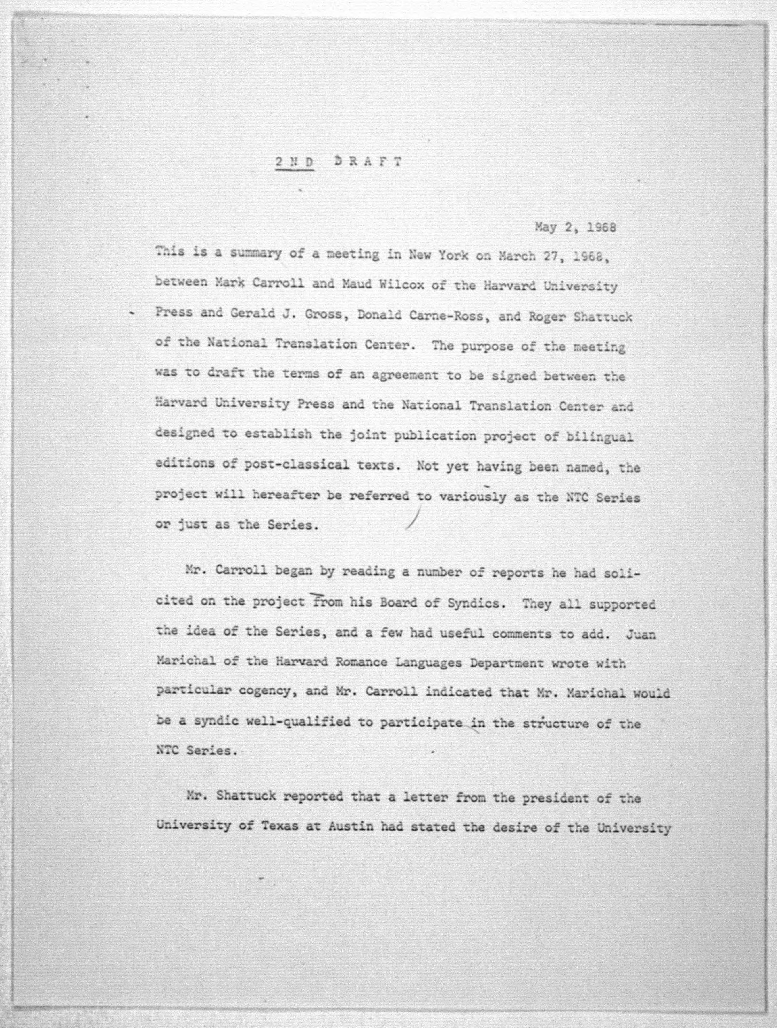Scanned image of the current content page