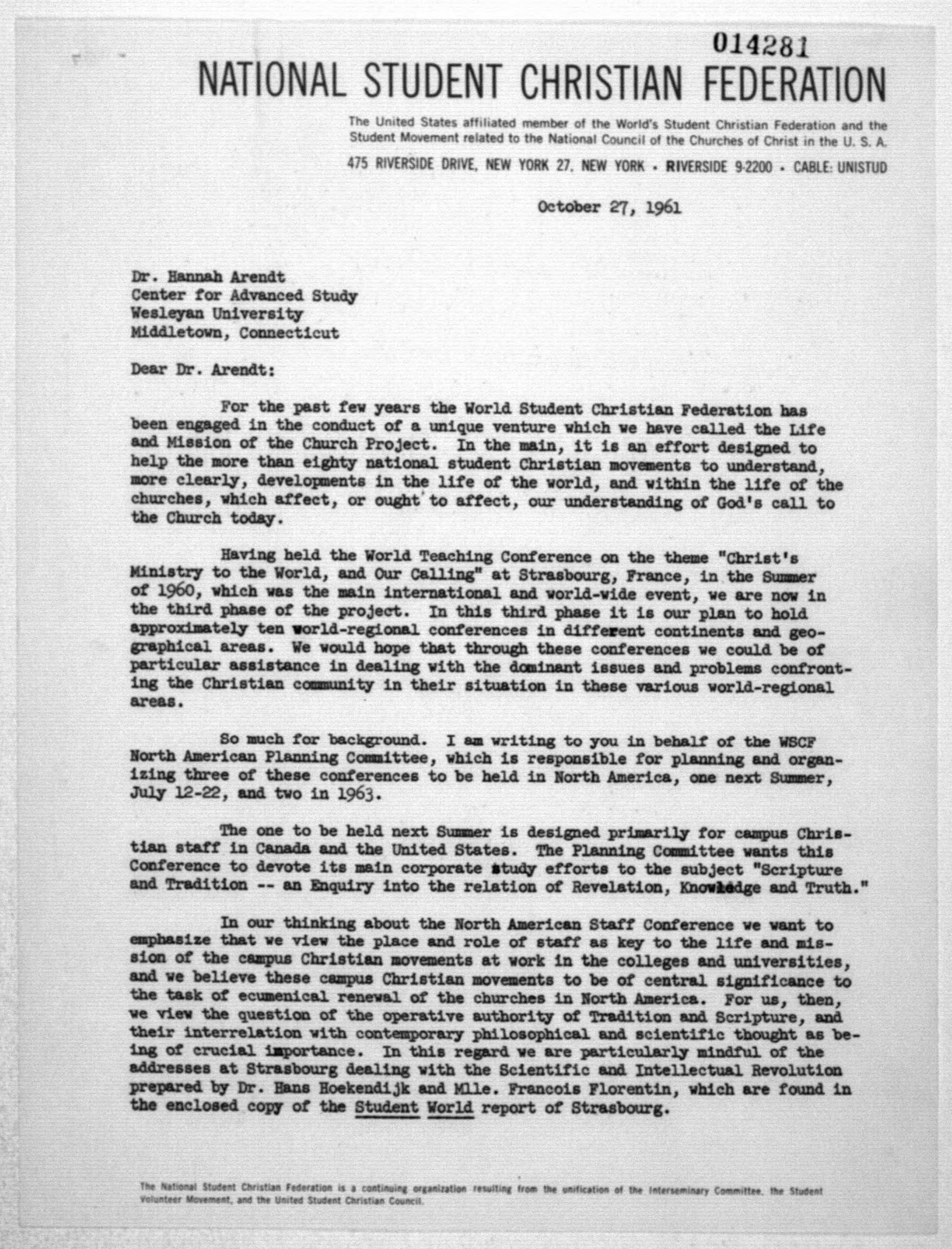 Scanned image of the current content page