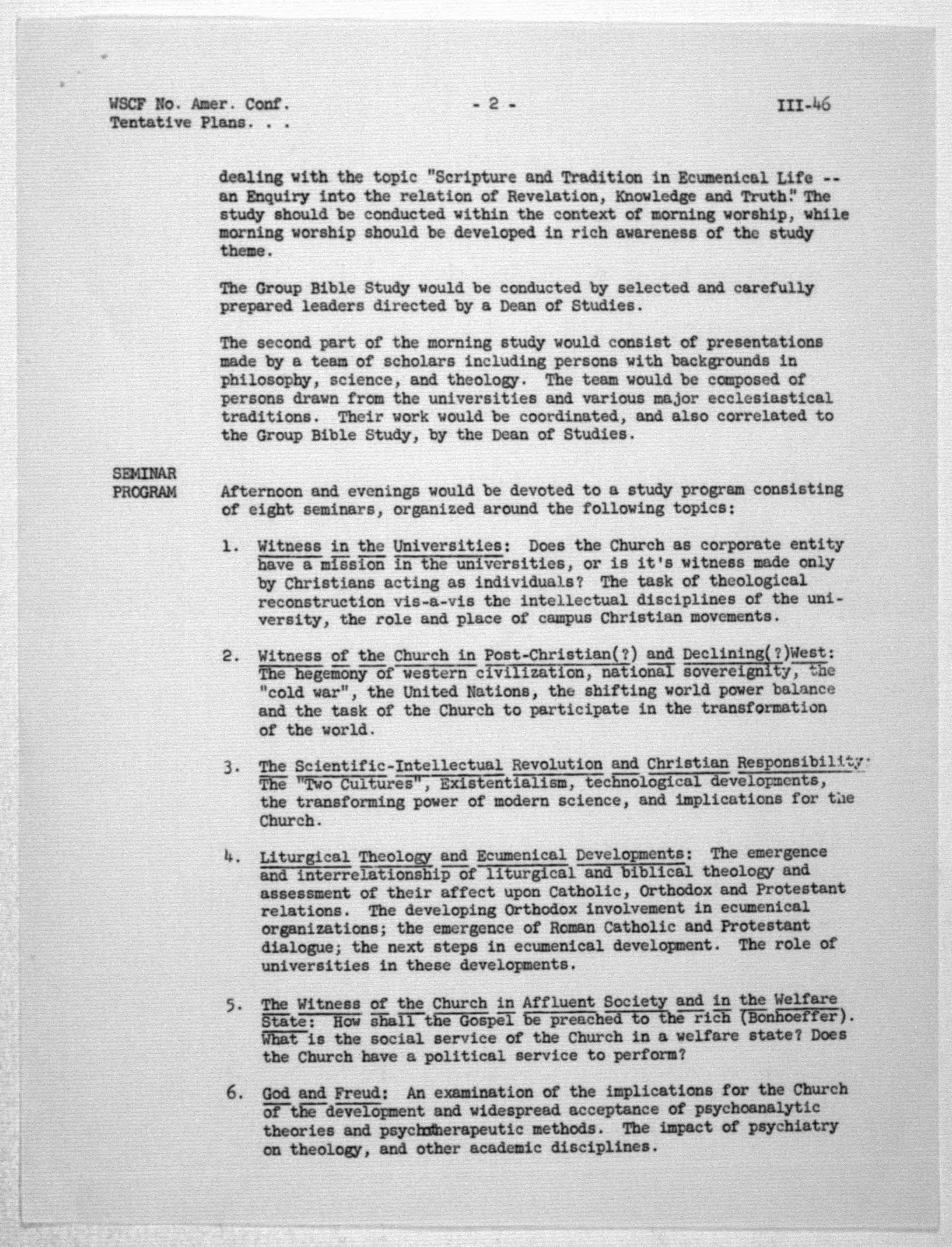 Scanned image of the current content page