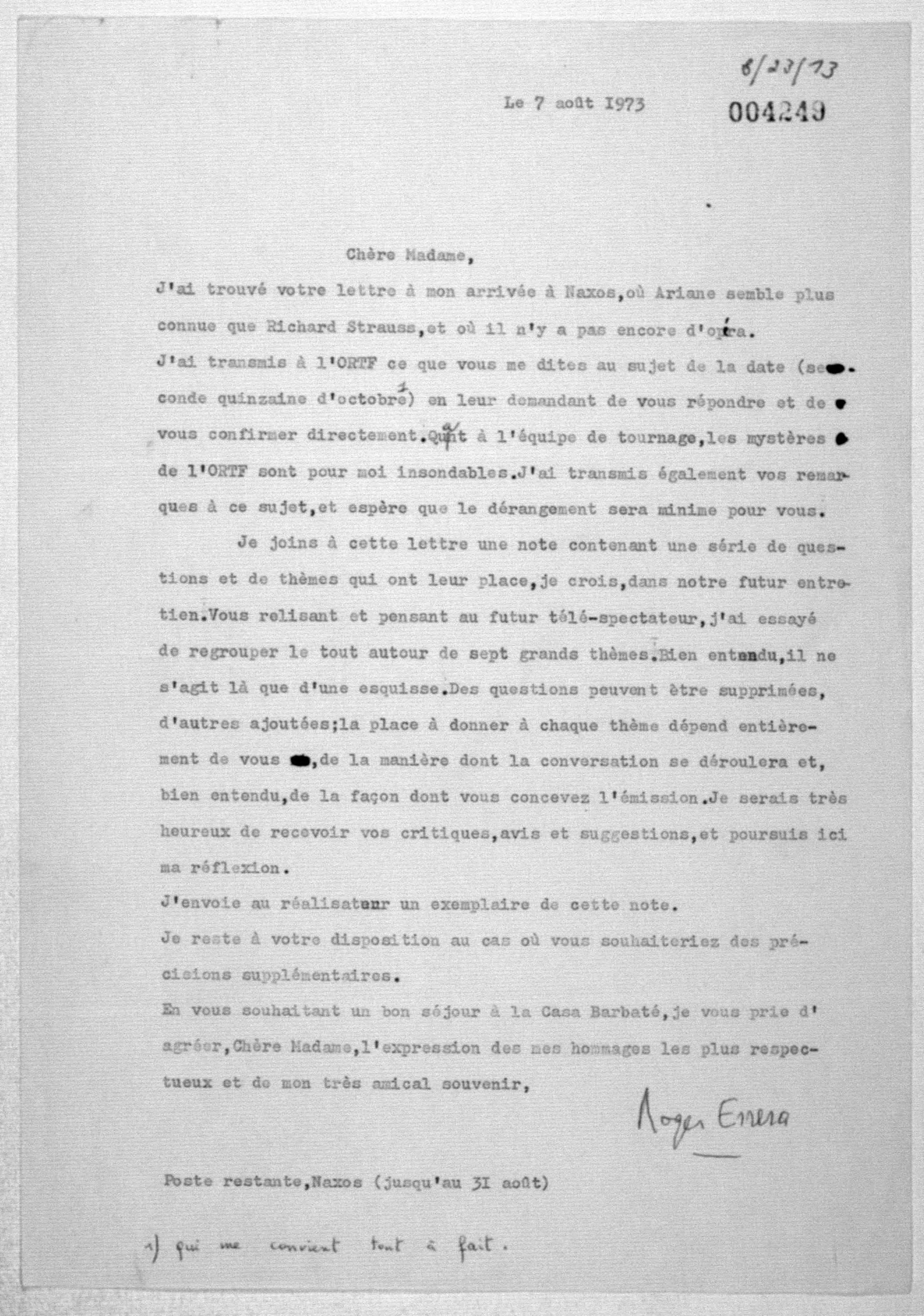 Scanned image of the current content page