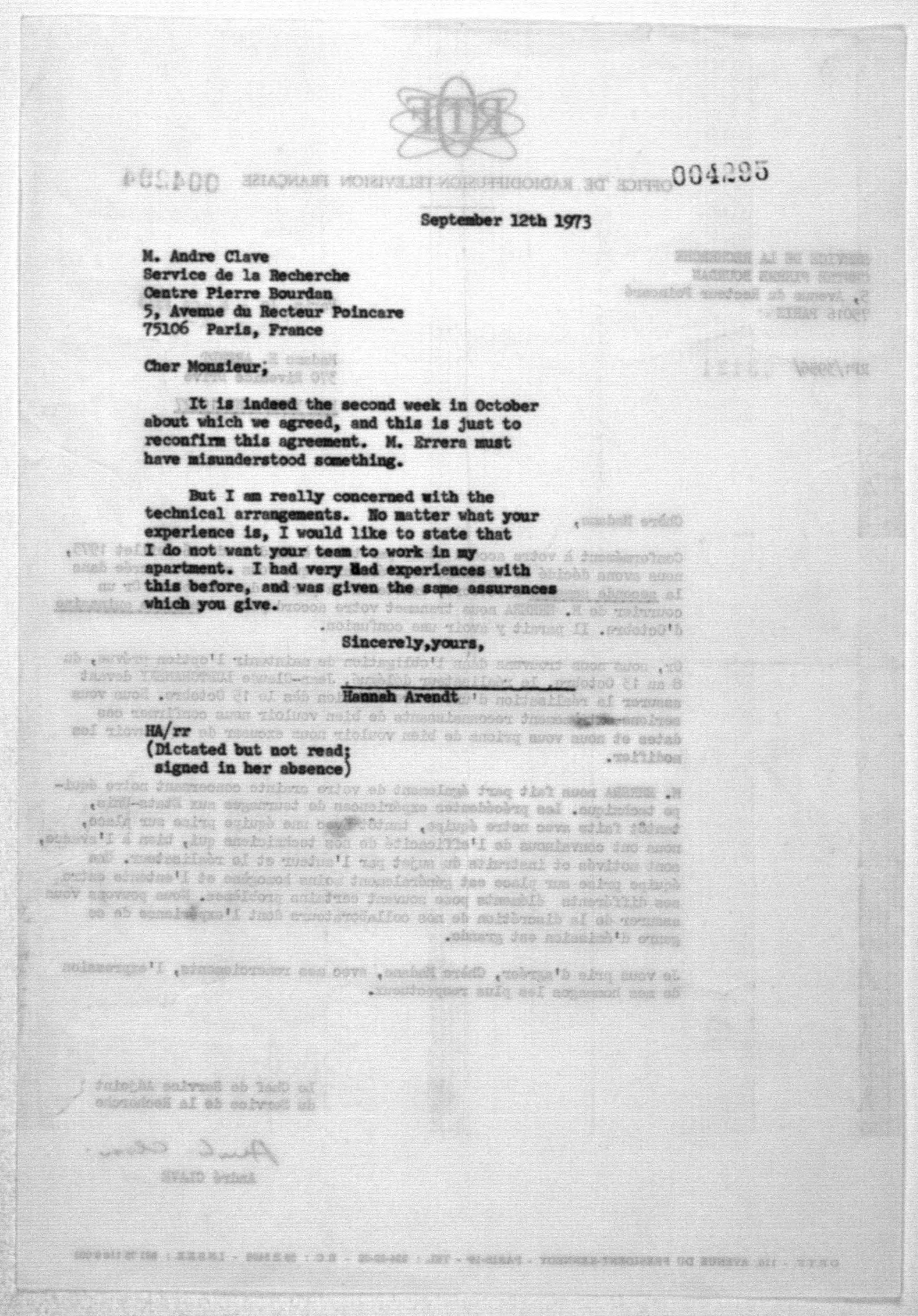 Scanned image of the current content page