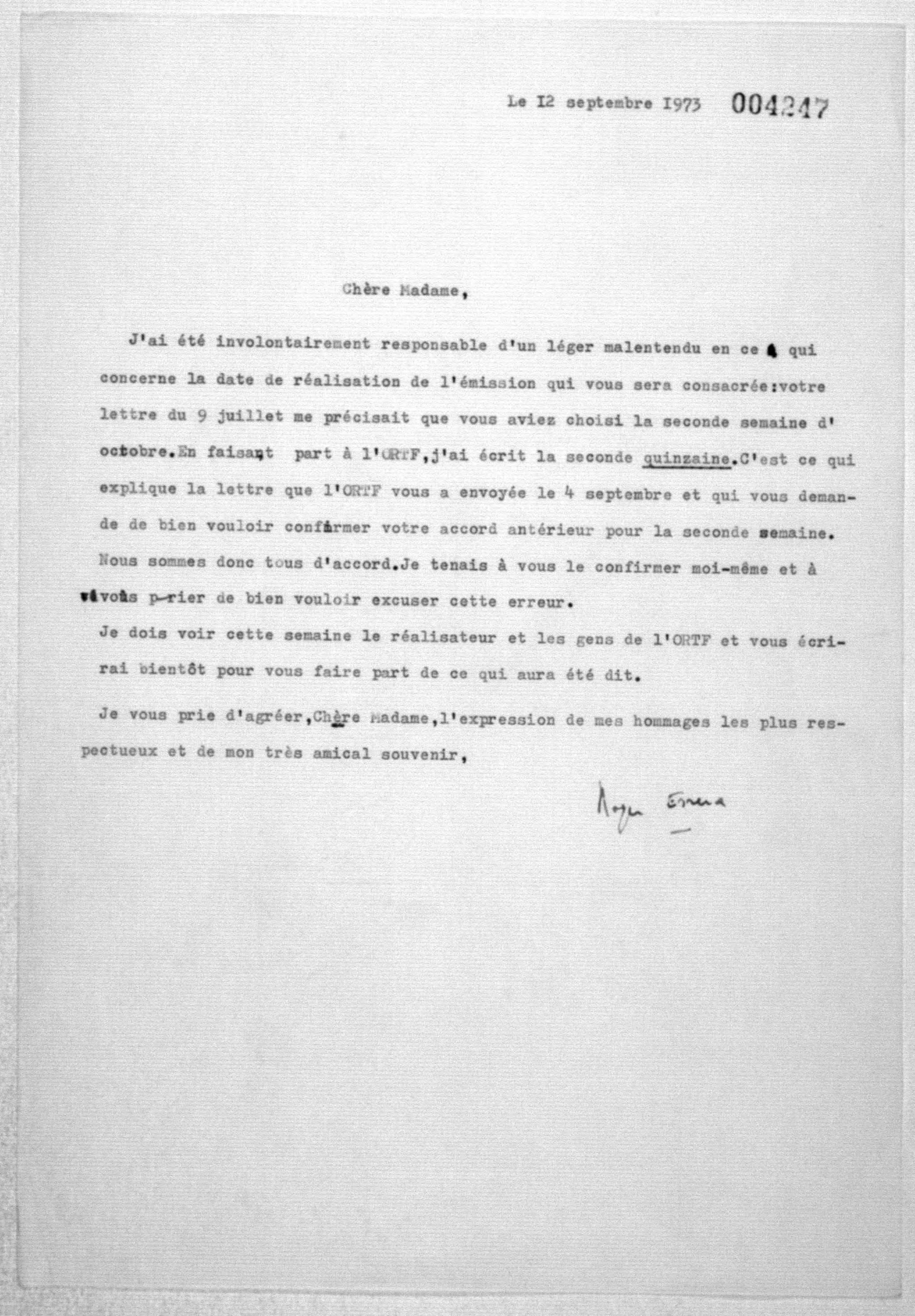 Scanned image of the current content page