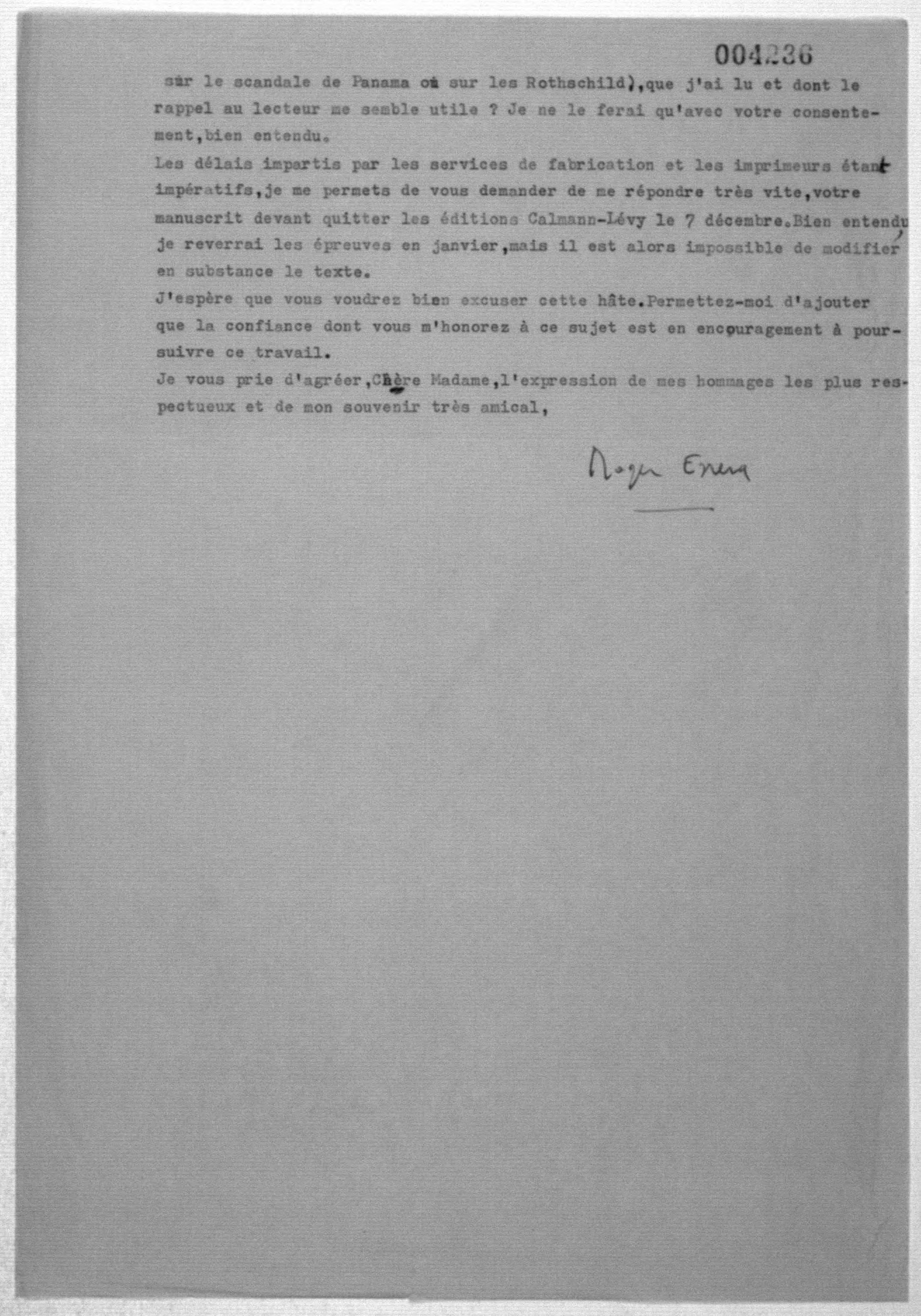 Scanned image of the current content page