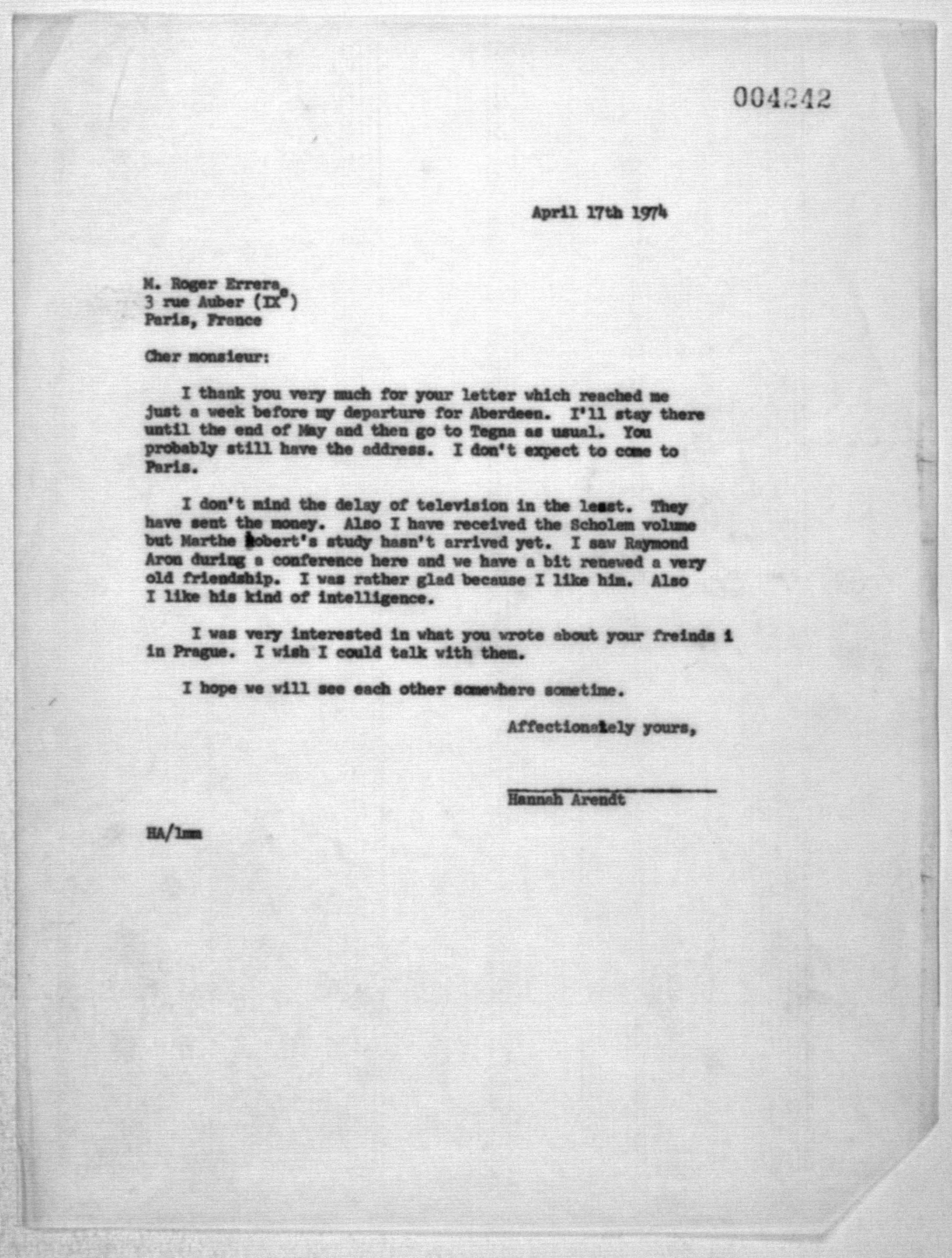 Scanned image of the current content page