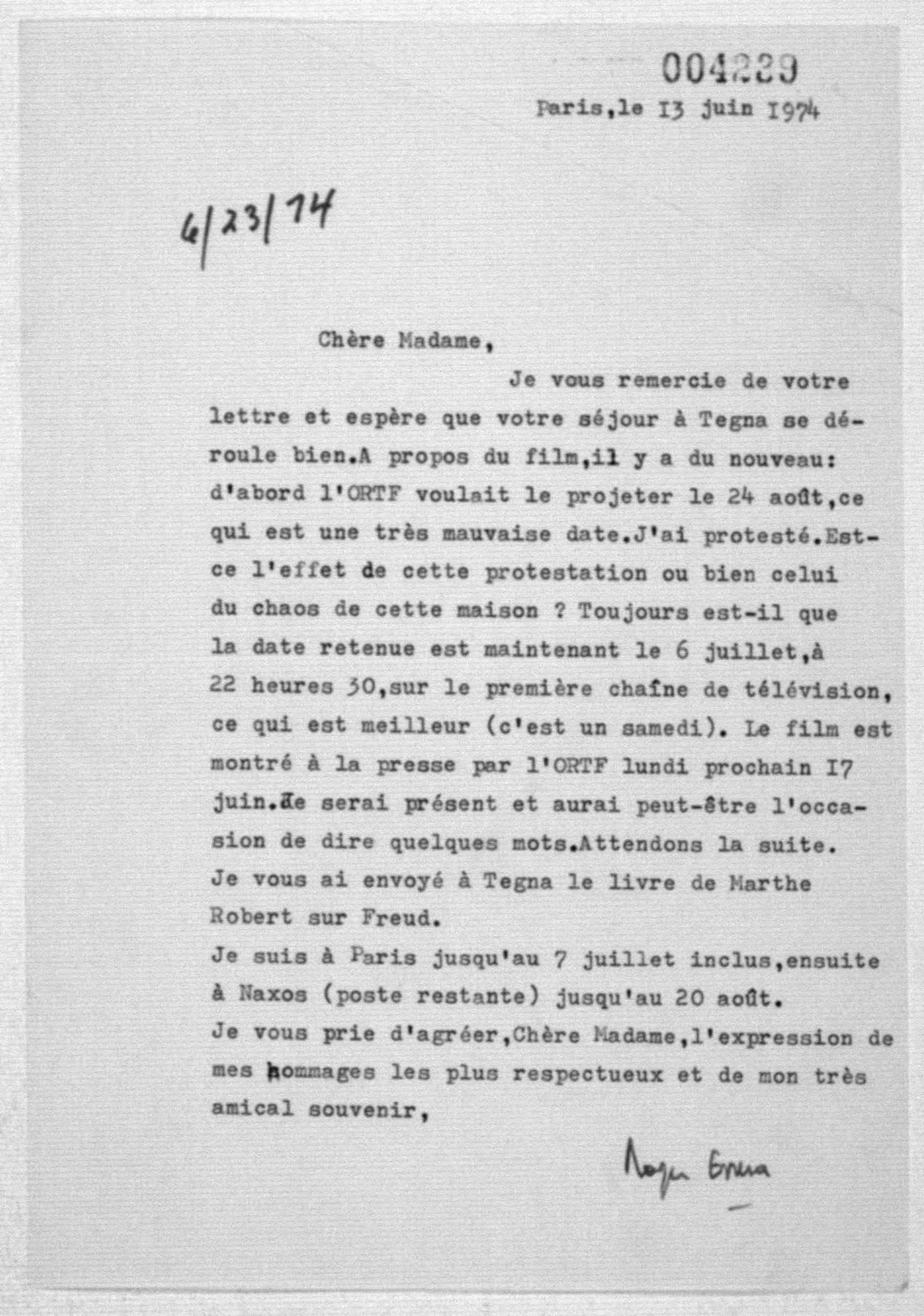 Scanned image of the current content page